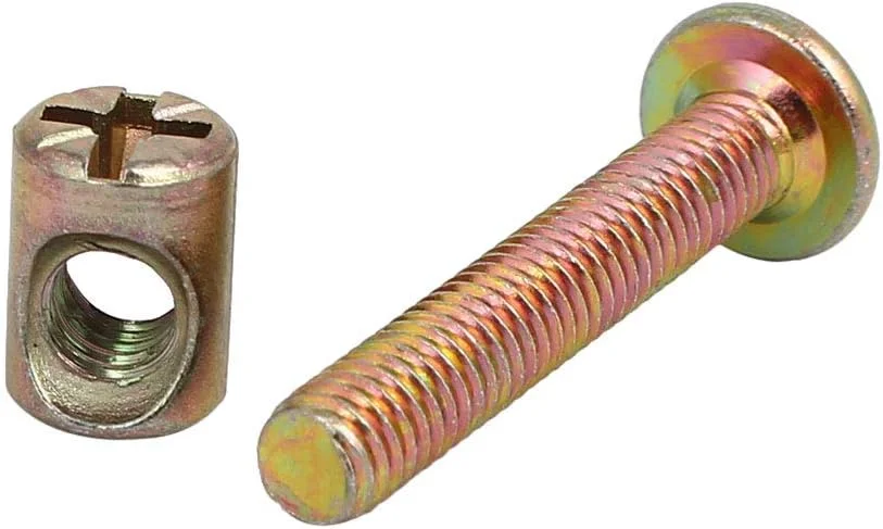 Aexit پیچ و مهره و مهره مبلمان سر گرد سوکت شش گوش M6x35mm، 8 ست Aexit پیچ و مهره و مهره مبلمان سر گرد سوکت شش گوش M6x35mm، 8 ست