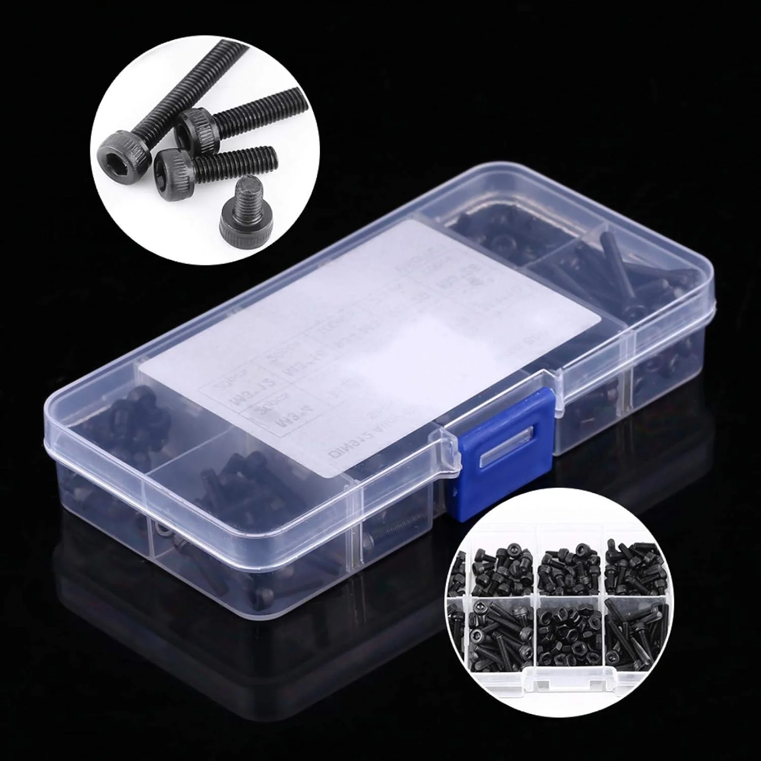 پیچ آلن شاندونگmt - مجموعه پیچ و مهره آلن سر استوانه ای M3، مجموعه اتصالات متریک ماشین، 280 عدد در جعبه پیچ آلن شاندونگmt - مجموعه پیچ و مهره آلن سر استوانه ای M3، مجموعه اتصالات متریک ماشین، 280 عدد در جعبه