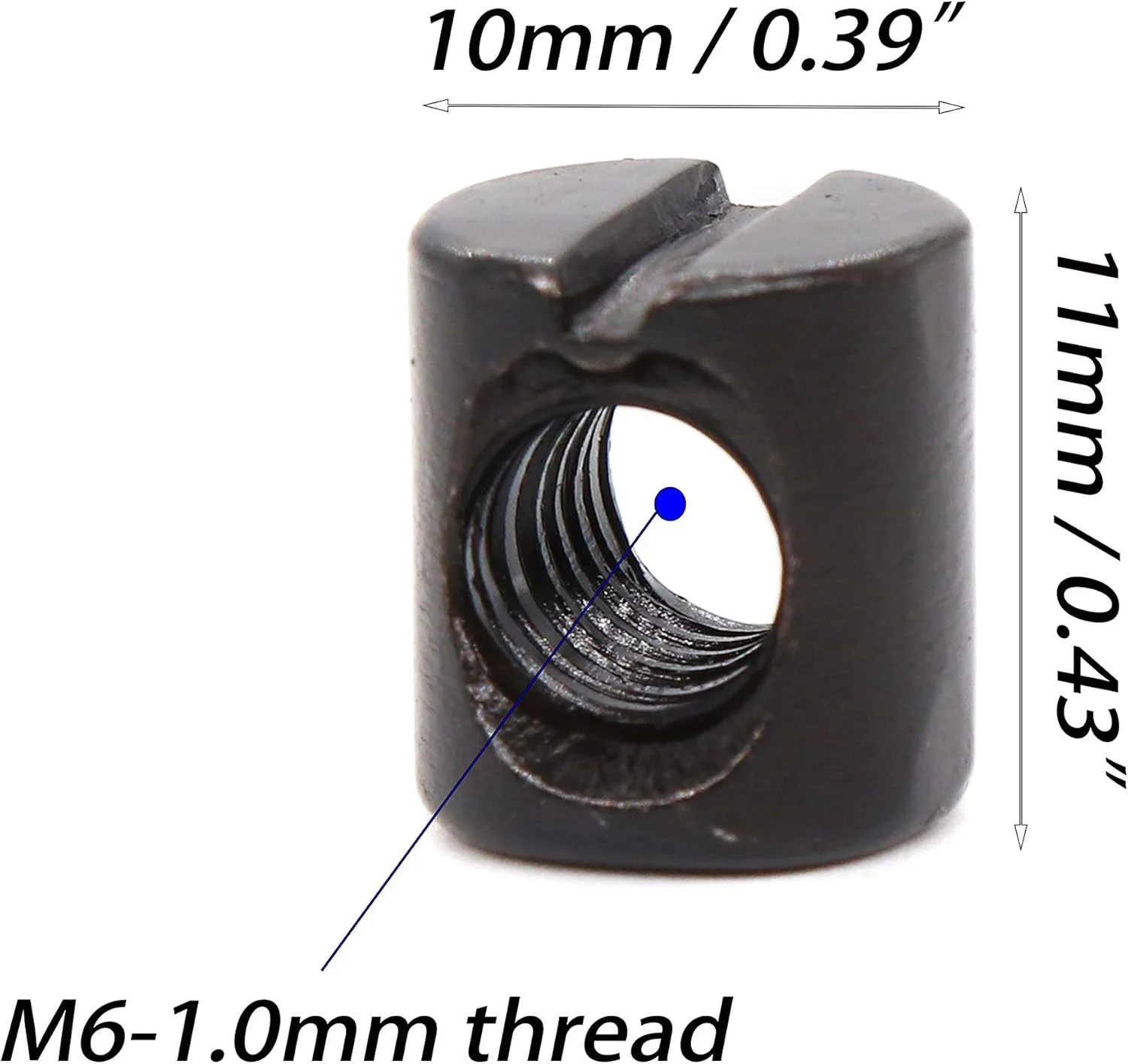 binifiMux بسته 10 عددی پیچ آلن M6 x 85mm برای تخت نوزاد و مبلمان به همراه مهره استوانه ای M6 binifiMux بسته 10 عددی پیچ آلن M6 x 85mm برای تخت نوزاد و مبلمان به همراه مهره استوانه ای M6