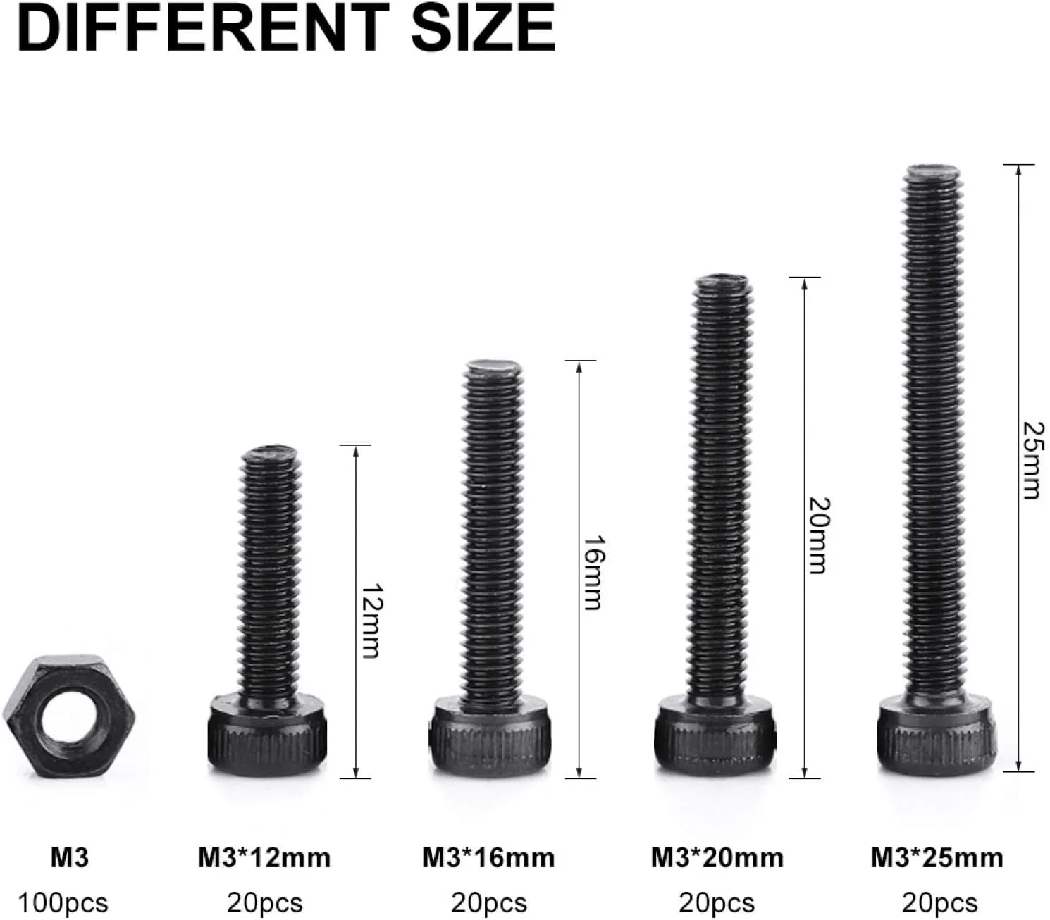 پیچ آلن شاندونگmt - مجموعه پیچ و مهره آلن سر استوانه ای M3، مجموعه اتصالات متریک ماشین، 280 عدد در جعبه پیچ آلن شاندونگmt - مجموعه پیچ و مهره آلن سر استوانه ای M3، مجموعه اتصالات متریک ماشین، 280 عدد در جعبه