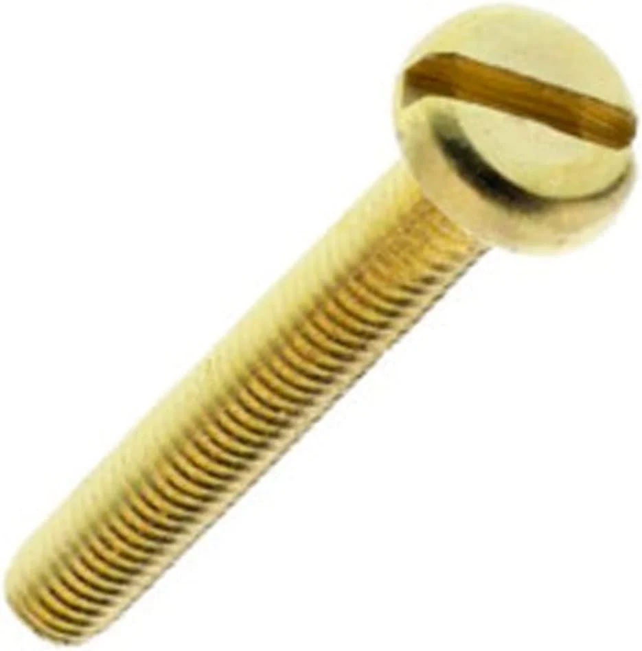 پیچ و مهره ماشینی سرگرد دوسو Merriway BH03538، M4 x 25 میلی‌متر - برنجی، بسته‌ی 10 عددی