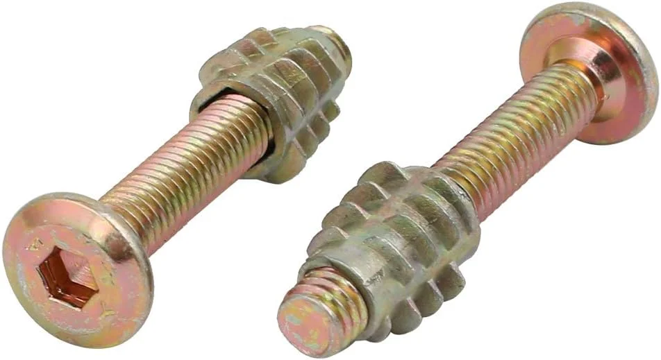 اتصالات اتصال دهنده مبلمان uxcell Sourcingmap، 10 عدد، پیچ با سر سوکت شش گوش M6x40mm به همراه مهره چوبی اتصالات اتصال دهنده مبلمان uxcell Sourcingmap، 10 عدد، پیچ با سر سوکت شش گوش M6x40mm به همراه مهره چوبی