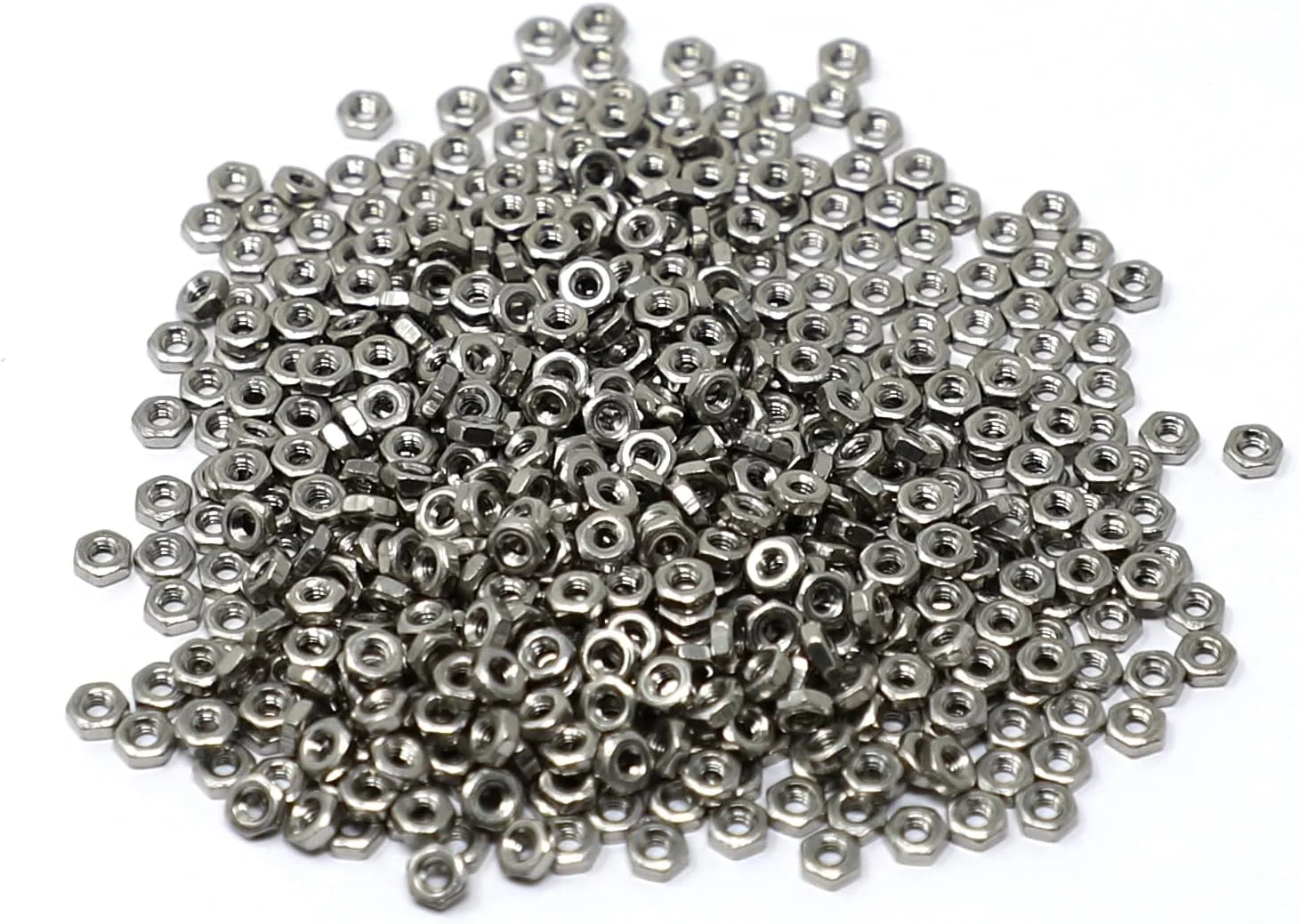 مجموعه پیچ و مهره 1800 عددی iExcell M2-P0.40 x 4/5/6/8/10/12/14/16/18/20/25/30 میلی‌متری استیل ضد زنگ 304 با سر استوانه‌ای شش گوش و واشر