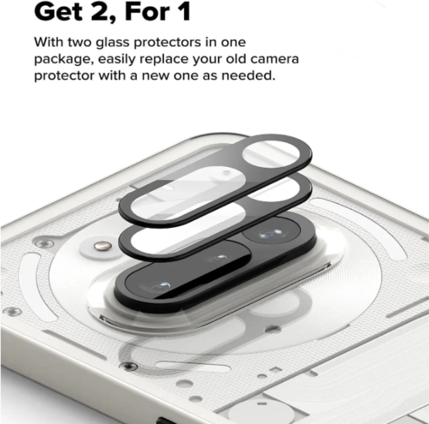 (2+2 عدد) محافظ صفحه نمایش حریم خصوصی QIXUZENI سازگار با Nothing Phone (3a) به همراه محافظ لنز دوربین، شیشه حرارت دیده، [ضد جاسوسی] [سختی 9H] [بدون حباب] [مقاوم در برابر خراش]