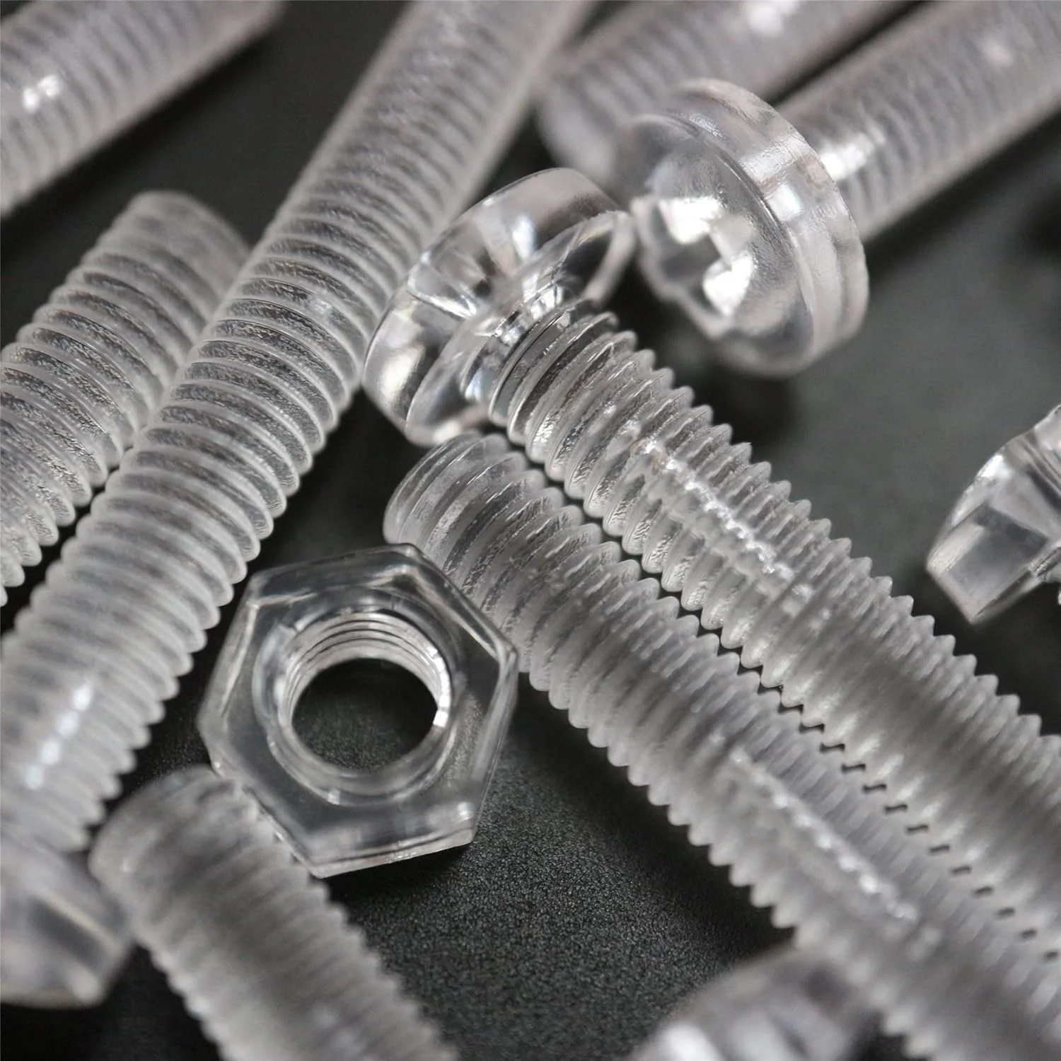 پیچ و مهره پلاستیکی اکریلیک شفاف کاترپیلار قرمز 60 عددی M5x40mm با واشر برای کاروان، موتورخانه، قایق، تابلو، مصارف خانگی و DIY پیچ و مهره پلاستیکی اکریلیک شفاف کاترپیلار قرمز 60 عددی M5x40mm با واشر برای کاروان، موتورخانه، قایق، تابلو، مصارف خانگی و DIY