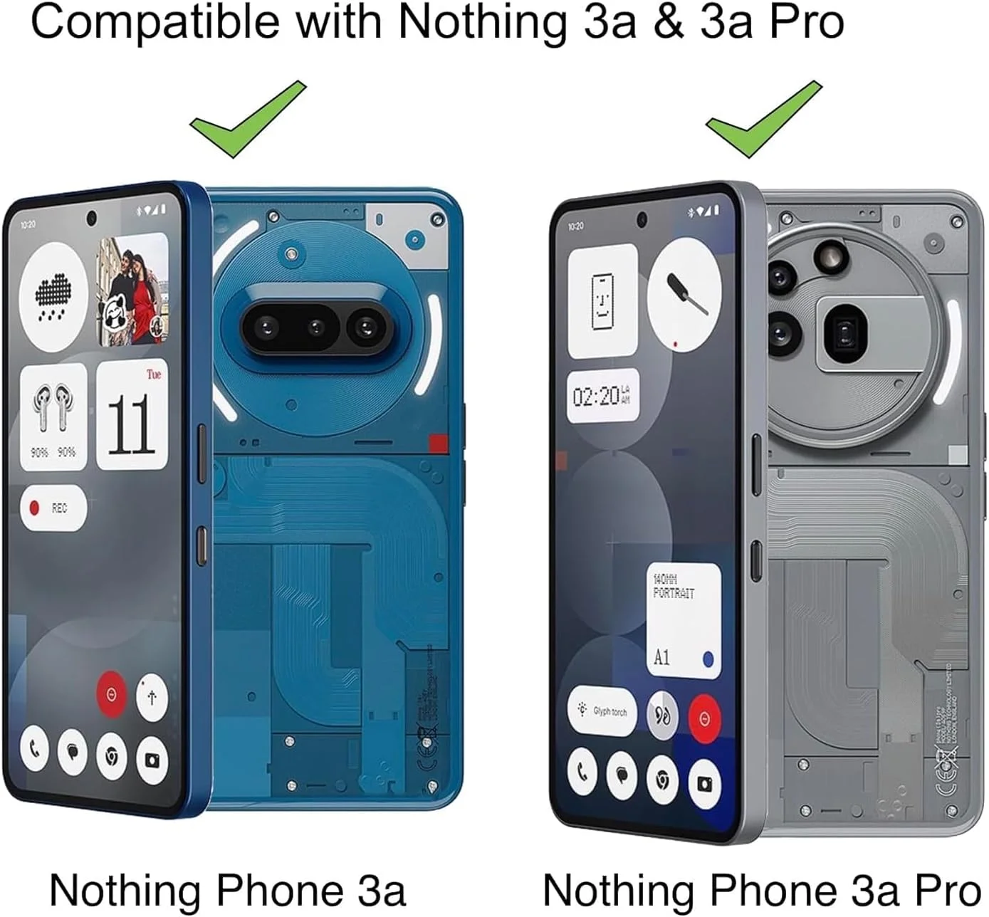 Screen Protector for Nothing Phone 3A Tempered Glass Screen Protector 9H Hardness Anti Fingerprint Scratch Resistance for Nothing Phone 3A Screen Protector for Nothing Phone 3A Tempered Glass Screen Protector 9H Hardness Anti Fingerprint Scratch Resistance for Nothing Phone 3A