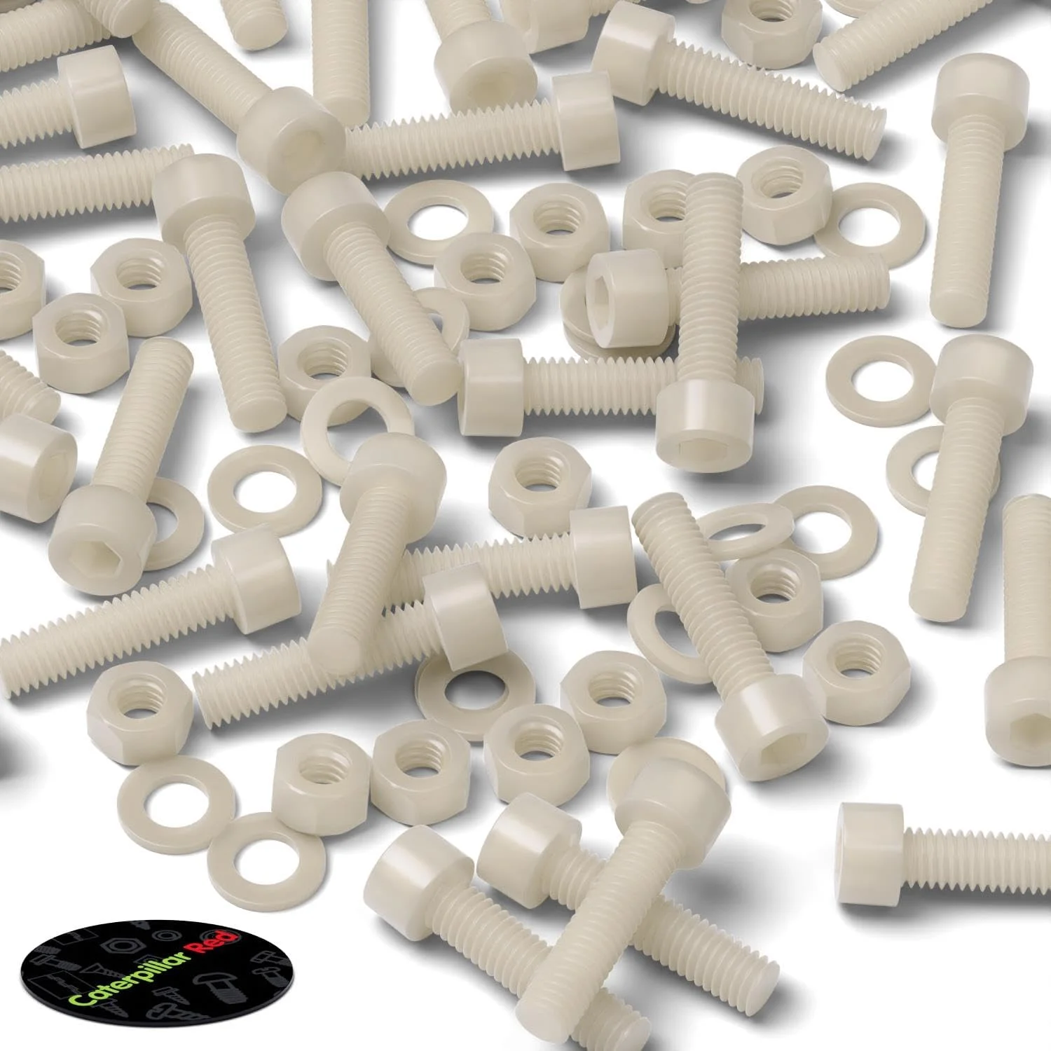 پیچ سر استوانه ای نایلونی قرمز کاترپیلار 50 عددی، پیچ های ماشین پلاستیکی، M5 x 20mm، پیچ و مهره و واشر پلاستیکی، بست ها، 13/64" x 25/32" پیچ سر استوانه ای نایلونی قرمز کاترپیلار 50 عددی، پیچ های ماشین پلاستیکی، M5 x 20mm، پیچ و مهره و واشر پلاستیکی، بست ها، 13/64" x 25/32"