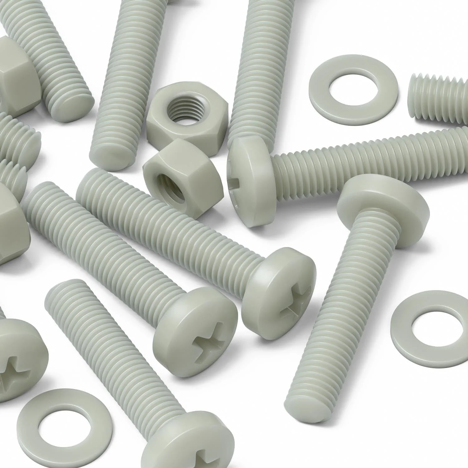 پیچ های ماشینی سر پهن سوپر نایلون تقویت شده با الیاف شیشه ای قرمز Caterpillar، 50 عدد، M8 x 40 میلی متر، مهره و پیچ های پلاستیکی، واشر، 5/16 اینچ x 1-37/64 پیچ های ماشینی سر پهن سوپر نایلون تقویت شده با الیاف شیشه ای قرمز Caterpillar، 50 عدد، M8 x 40 میلی متر، مهره و پیچ های پلاستیکی، واشر، 5/16 اینچ x 1-37/64