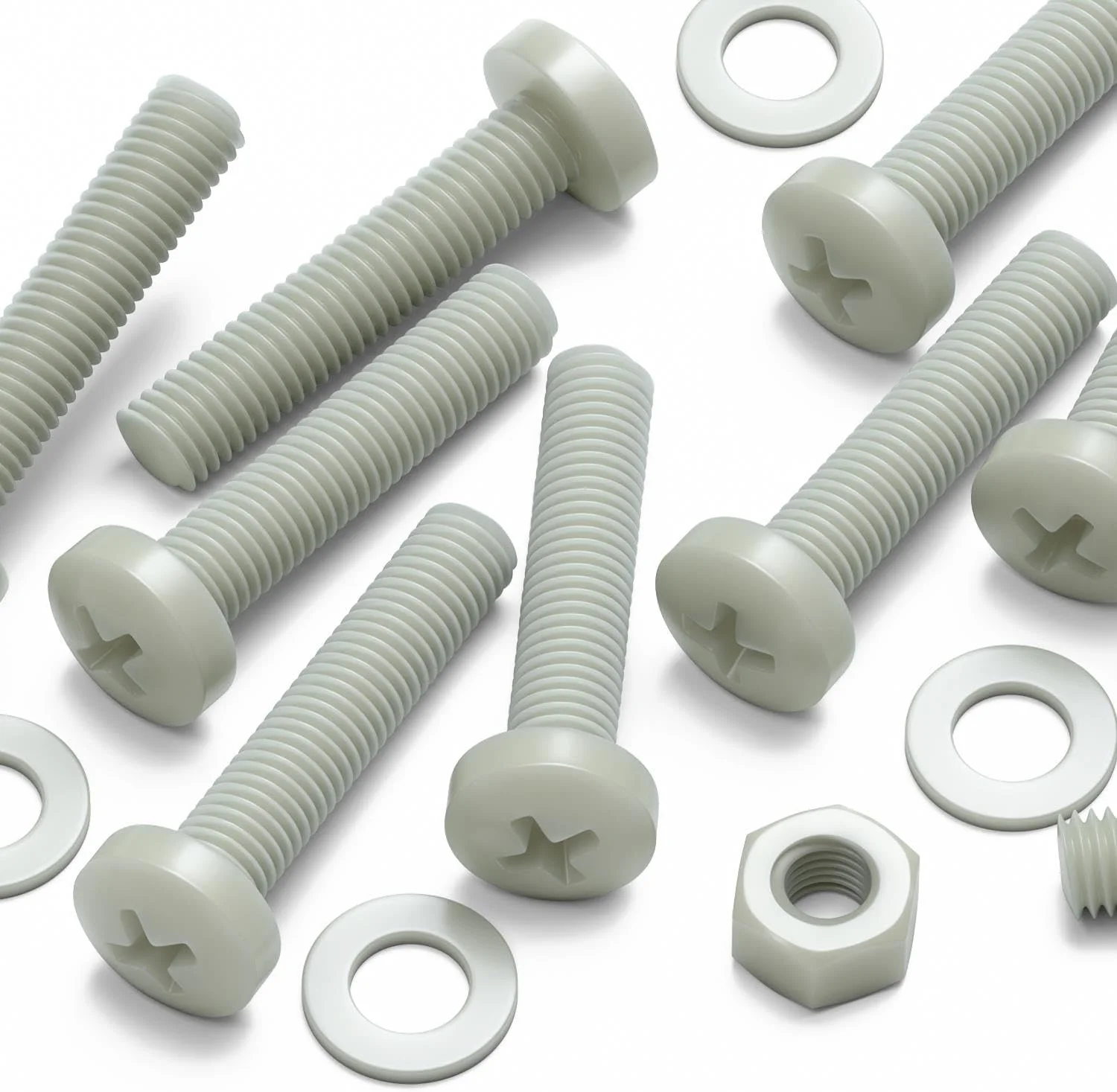 پیچ های ماشینی سر پهن سوپر نایلون تقویت شده با الیاف شیشه ای قرمز Caterpillar، 50 عدد، M8 x 40 میلی متر، مهره و پیچ های پلاستیکی، واشر، 5/16 اینچ x 1-37/64 پیچ های ماشینی سر پهن سوپر نایلون تقویت شده با الیاف شیشه ای قرمز Caterpillar، 50 عدد، M8 x 40 میلی متر، مهره و پیچ های پلاستیکی، واشر، 5/16 اینچ x 1-37/64