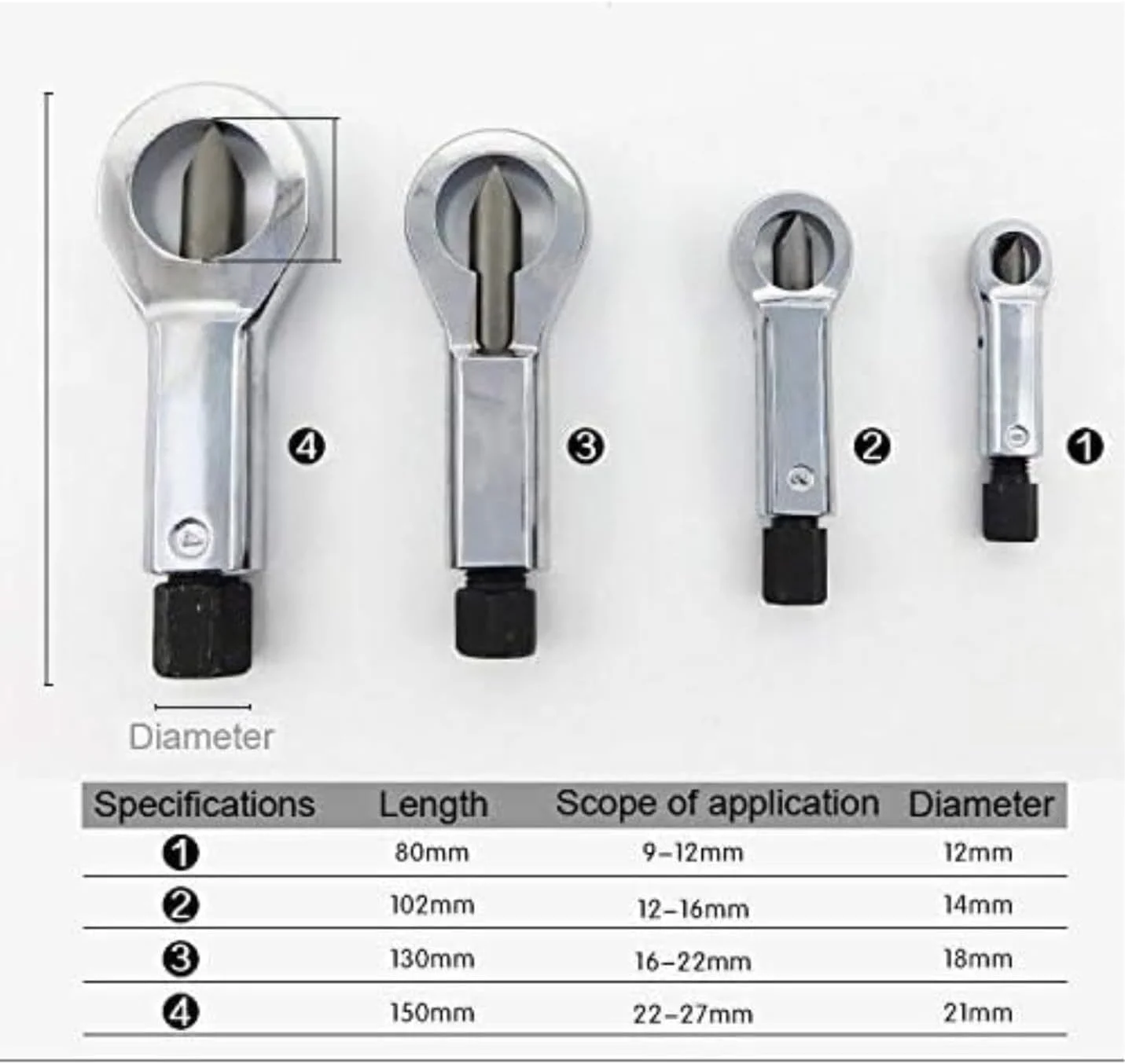 ابزار جداکننده مهره و پیچ زنگ زده LGJ0317، ابزار برش سریع و کاربردی، جداکننده مهره از جنس استیل ضد زنگ، ابزار سخت افزاری بادوام، جداکننده مهره کلاهی چند منظوره (رنگ: 21mm) ابزار جداکننده مهره و پیچ زنگ زده LGJ0317، ابزار برش سریع و کاربردی، جداکننده مهره از جنس استیل ضد زنگ، ابزار سخت افزاری بادوام، جداکننده مهره کلاهی چند منظوره (رنگ: 21mm)
