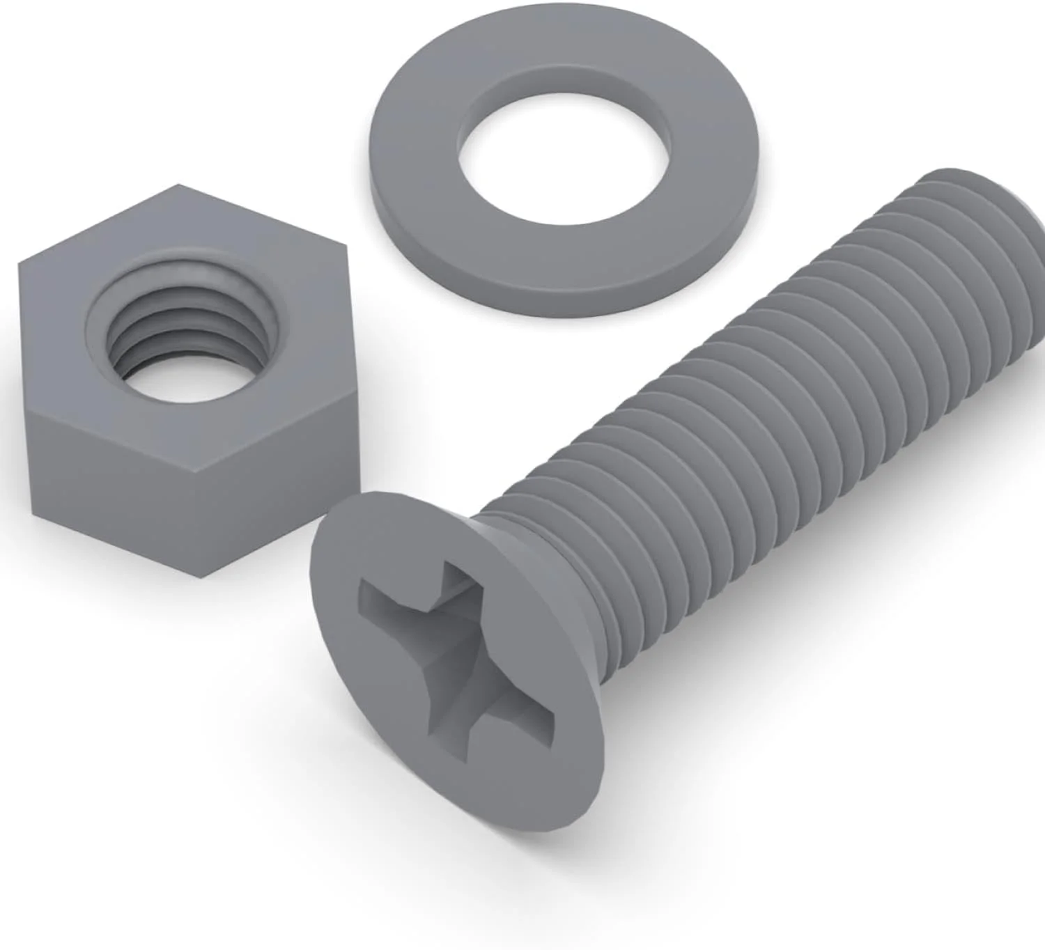 پیچ های سرتخت پلی پروپیلن (PP) کاترپیلار قرمز 20 x خاکستری، مهره و واشر، M5 x 20mm، اکریلیک، مقاوم در برابر آب، ضد خوردگی، مقاوم در برابر مواد شیمیایی، خاکستری، 13/64" x 25/32 پیچ های سرتخت پلی پروپیلن (PP) کاترپیلار قرمز 20 x خاکستری، مهره و واشر، M5 x 20mm، اکریلیک، مقاوم در برابر آب، ضد خوردگی، مقاوم در برابر مواد شیمیایی، خاکستری، 13/64" x 25/32