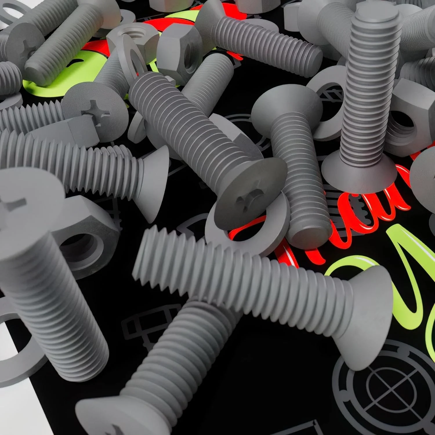 پیچ های سرتخت پلی پروپیلن (PP) کاترپیلار قرمز 20 x خاکستری، مهره و واشر، M5 x 20mm، اکریلیک، مقاوم در برابر آب، ضد خوردگی، مقاوم در برابر مواد شیمیایی، خاکستری، 13/64" x 25/32 پیچ های سرتخت پلی پروپیلن (PP) کاترپیلار قرمز 20 x خاکستری، مهره و واشر، M5 x 20mm، اکریلیک، مقاوم در برابر آب، ضد خوردگی، مقاوم در برابر مواد شیمیایی، خاکستری، 13/64" x 25/32