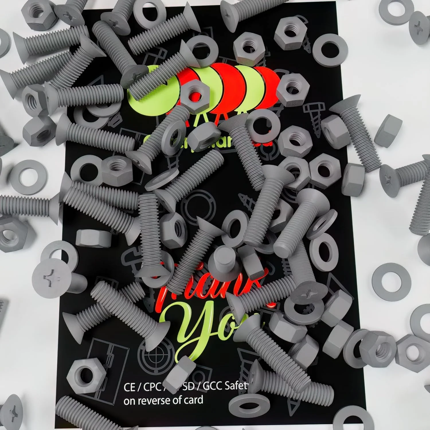 پیچ های سرتخت پلی پروپیلن (PP) کاترپیلار قرمز 20 x خاکستری، مهره و واشر، M5 x 20mm، اکریلیک، مقاوم در برابر آب، ضد خوردگی، مقاوم در برابر مواد شیمیایی، خاکستری، 13/64" x 25/32 پیچ های سرتخت پلی پروپیلن (PP) کاترپیلار قرمز 20 x خاکستری، مهره و واشر، M5 x 20mm، اکریلیک، مقاوم در برابر آب، ضد خوردگی، مقاوم در برابر مواد شیمیایی، خاکستری، 13/64" x 25/32