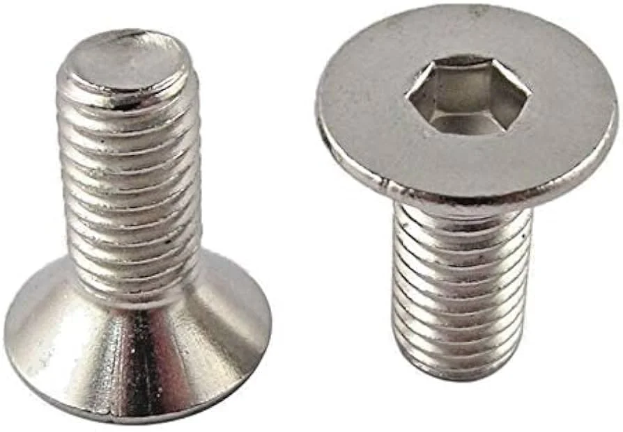 پیچ های خزینه ای 10 میلی متری M10 x 40 میلی متر (شامل سر) فولاد ضد زنگ A2، پیچ/پیچ های آلن خور (بسته 4 عددی) به همراه واشر، مهره و آچار آلن رایگان پیچ های خزینه ای 10 میلی متری M10 x 40 میلی متر (شامل سر) فولاد ضد زنگ A2، پیچ/پیچ های آلن خور (بسته 4 عددی) به همراه واشر، مهره و آچار آلن رایگان