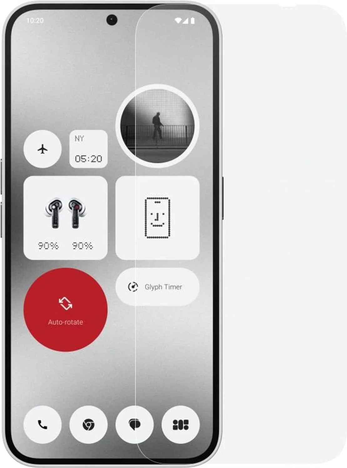 محافظ صفحه نمایش شیشه ای گوشی ناتینگ فون A142 (2a)