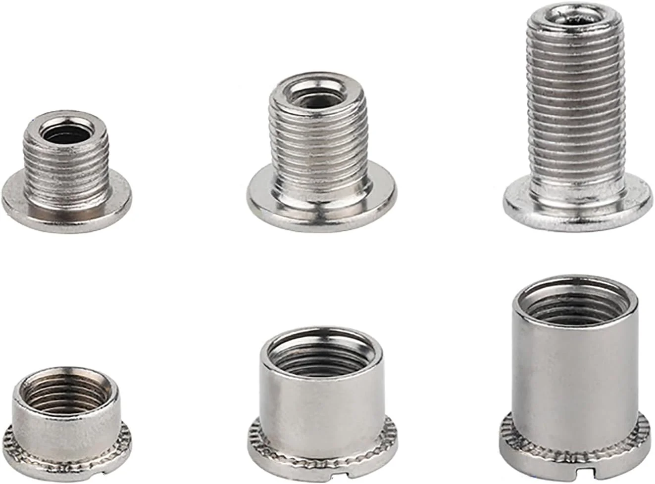 پیچ های دنده 8 اینچی دوچرخه برای تک، دوتایی و سه تایی زنجیر چرخ دوچرخه، پیچ و مهره ثابت کننده میل لنگ دوچرخه، قطعات دوچرخه، پیچ و مهره زنجیر چرخ تکی، دوتایی و سه تایی