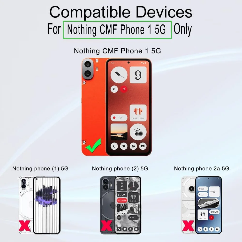 محافظ صفحه نمایش Ibywind بسته 2 عددی برای گوشی Nothing CMF Phone 1 5G 6.67 اینچی، شیشه حرارت دیده با سختی 9H، همراه با 1 عدد محافظ لنز دوربین، نصب آسان، ضد خش، بدون حباب، فوق العاده شفاف