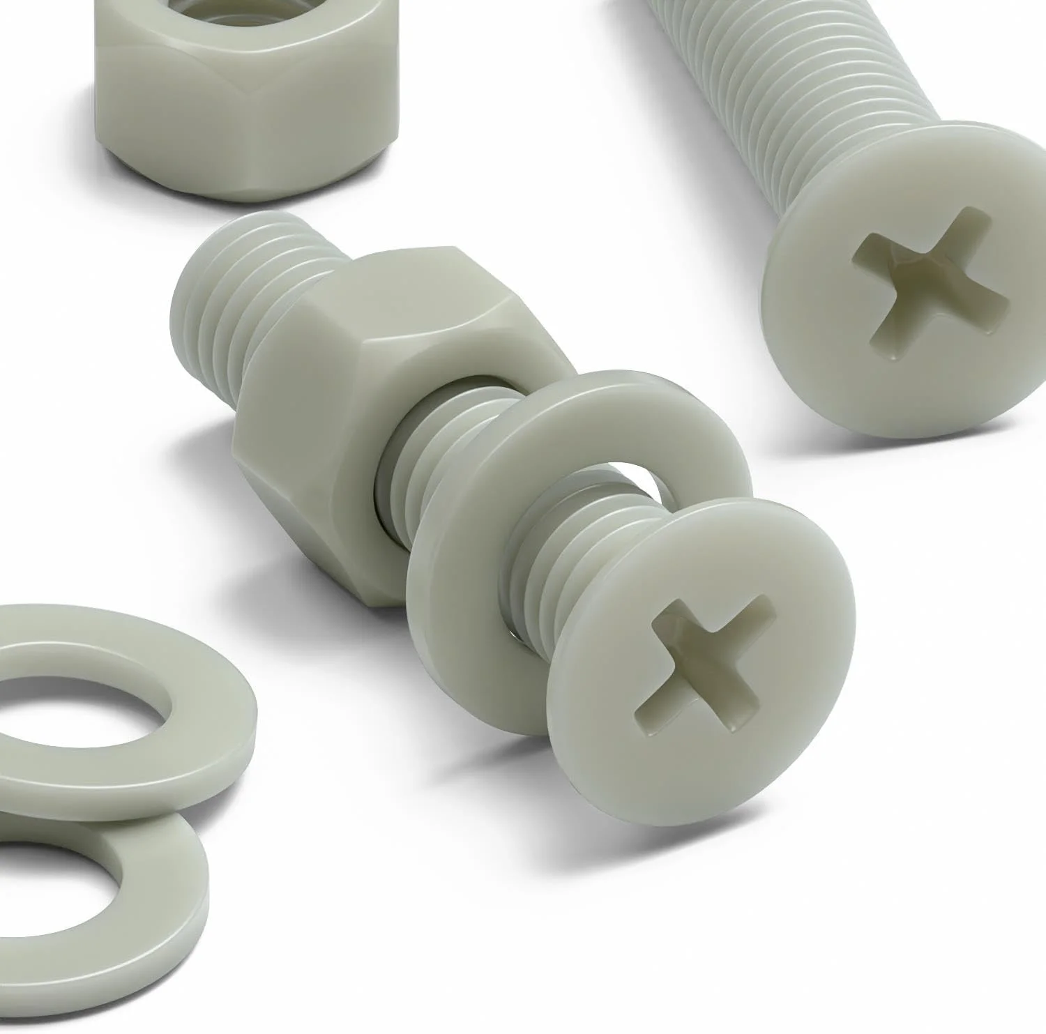 پیچ های ماشینی سر خزینه ای سوپر نایلون تقویت شده با الیاف شیشه ای قرمز Caterpillar، M5 x 20mm، مهره و پیچ های پلاستیکی، واشر، 13/64" x 25/32 پیچ های ماشینی سر خزینه ای سوپر نایلون تقویت شده با الیاف شیشه ای قرمز Caterpillar، M5 x 20mm، مهره و پیچ های پلاستیکی، واشر، 13/64" x 25/32