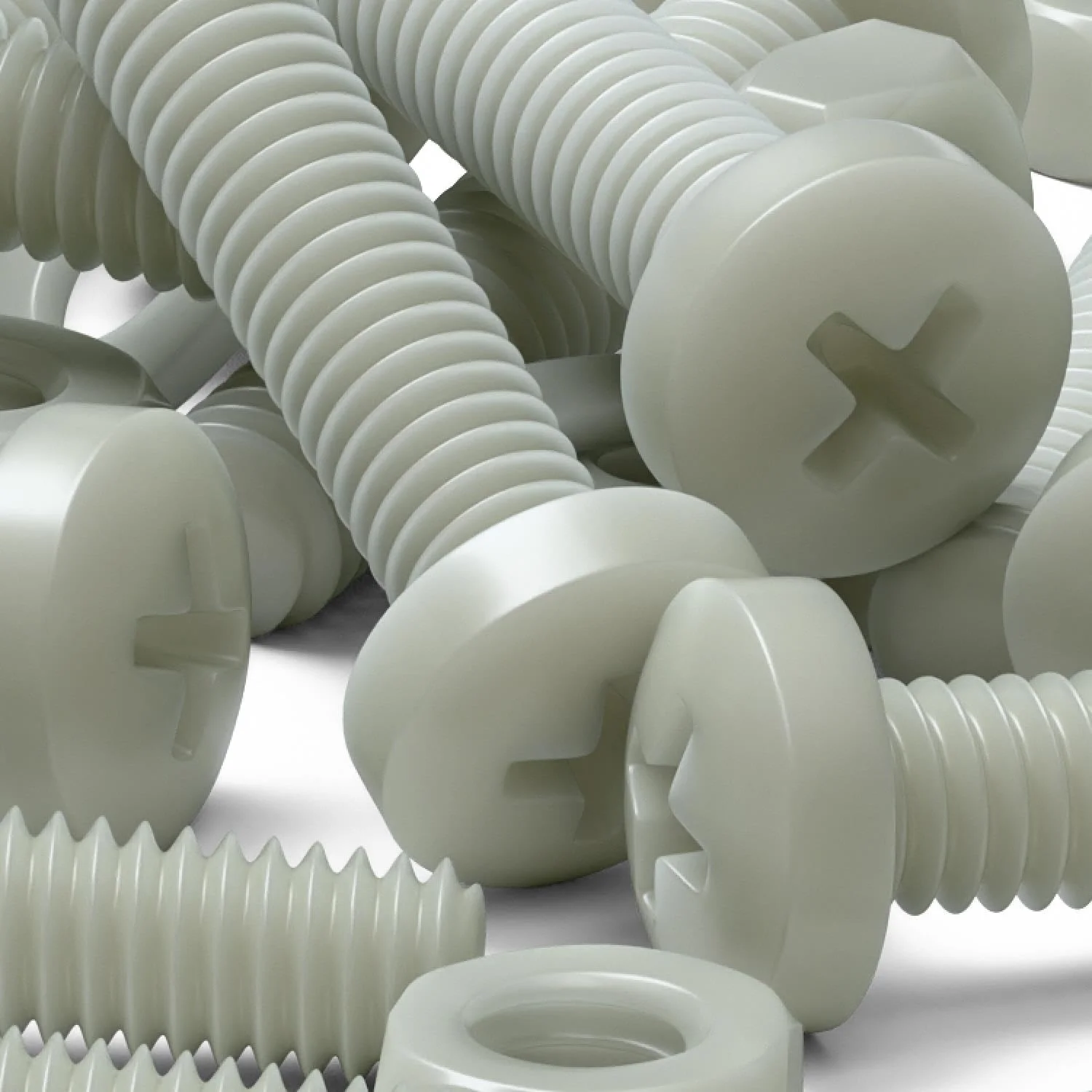 پیچهای سر پهن سوپر نایلون تقویتشده با الیاف شیشه کاترپیلار قرمز 50 عددی، پیچگوشتی خور، M4 x 20mm، مهره و پیچ پلاستیکی، واشر، 5/32" x 25/32 پیچهای سر پهن سوپر نایلون تقویتشده با الیاف شیشه کاترپیلار قرمز 50 عددی، پیچگوشتی خور، M4 x 20mm، مهره و پیچ پلاستیکی، واشر، 5/32" x 25/32