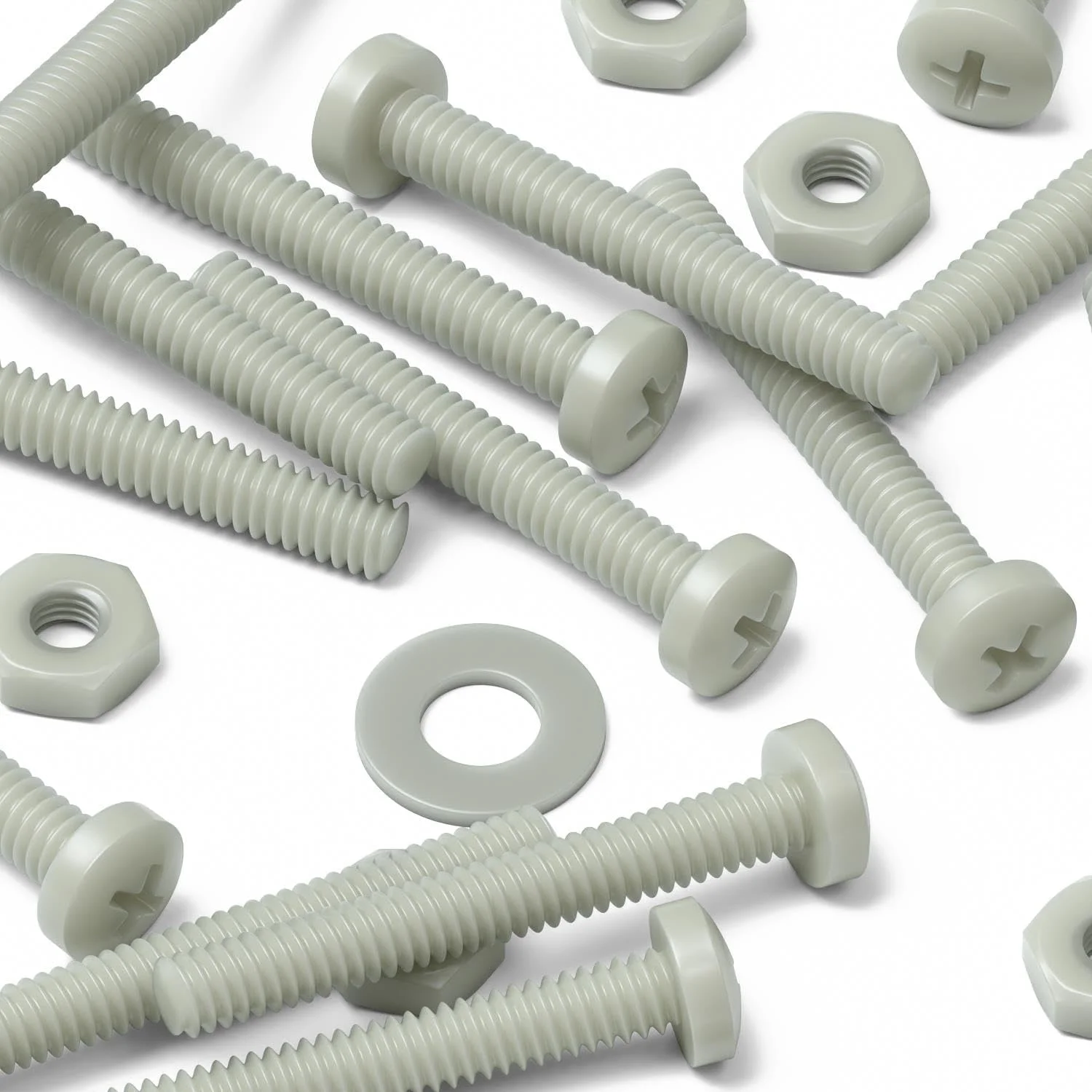 پیچ های ماشینی سر پهن سوپر نایلون تقویت شده با الیاف شیشه ای قرمز Caterpillar، 50 عدد، M2 x 16mm، مهره و پیچ پلاستیکی، واشر، 5/64 x 5/8 پیچ های ماشینی سر پهن سوپر نایلون تقویت شده با الیاف شیشه ای قرمز Caterpillar، 50 عدد، M2 x 16mm، مهره و پیچ پلاستیکی، واشر، 5/64 x 5/8