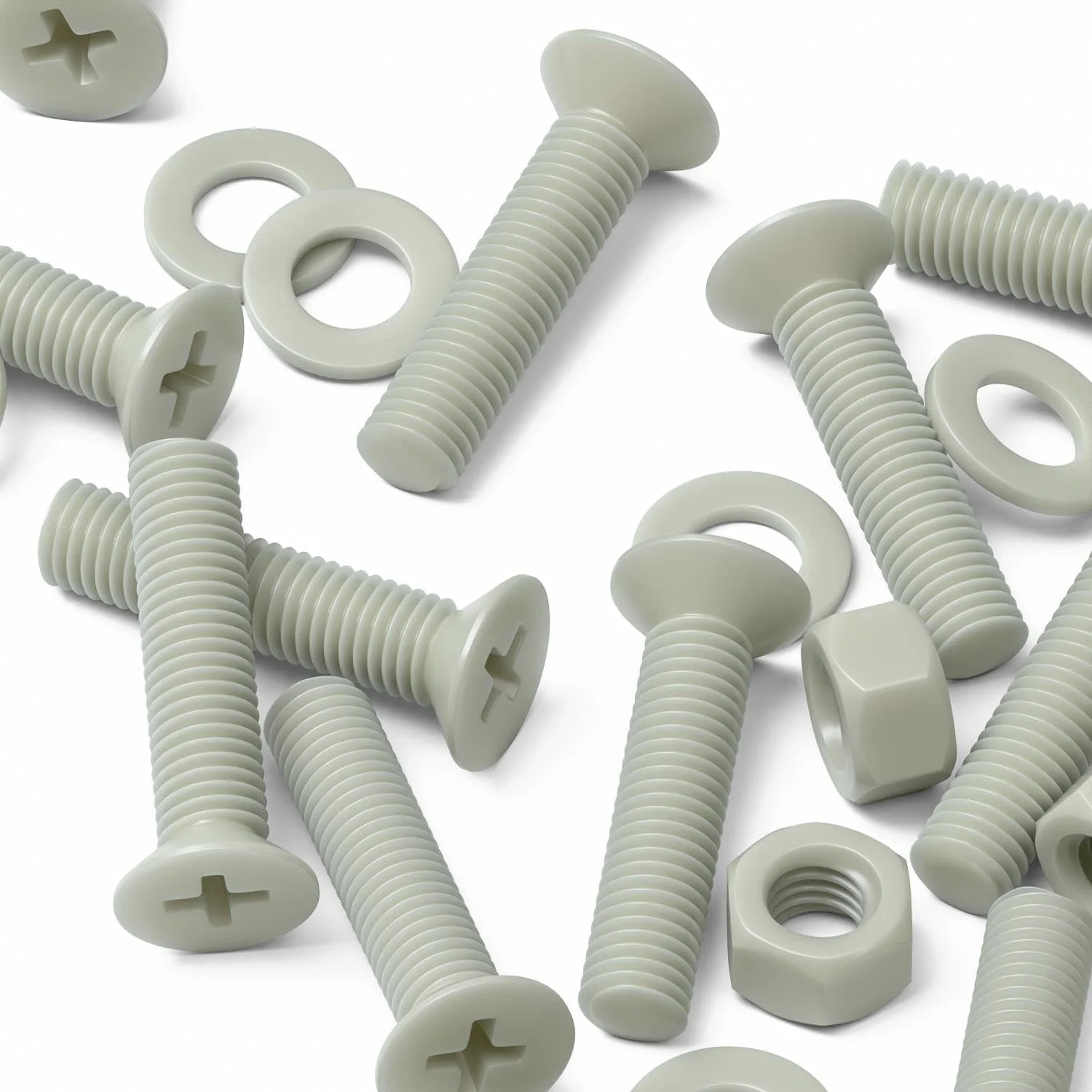 پیچ های ماشینی سر خزینه ای سوپر نایلون تقویت شده با الیاف شیشه ای قرمز Caterpillar، M5 x 20mm، مهره و پیچ های پلاستیکی، واشر، 13/64" x 25/32 پیچ های ماشینی سر خزینه ای سوپر نایلون تقویت شده با الیاف شیشه ای قرمز Caterpillar، M5 x 20mm، مهره و پیچ های پلاستیکی، واشر، 13/64" x 25/32