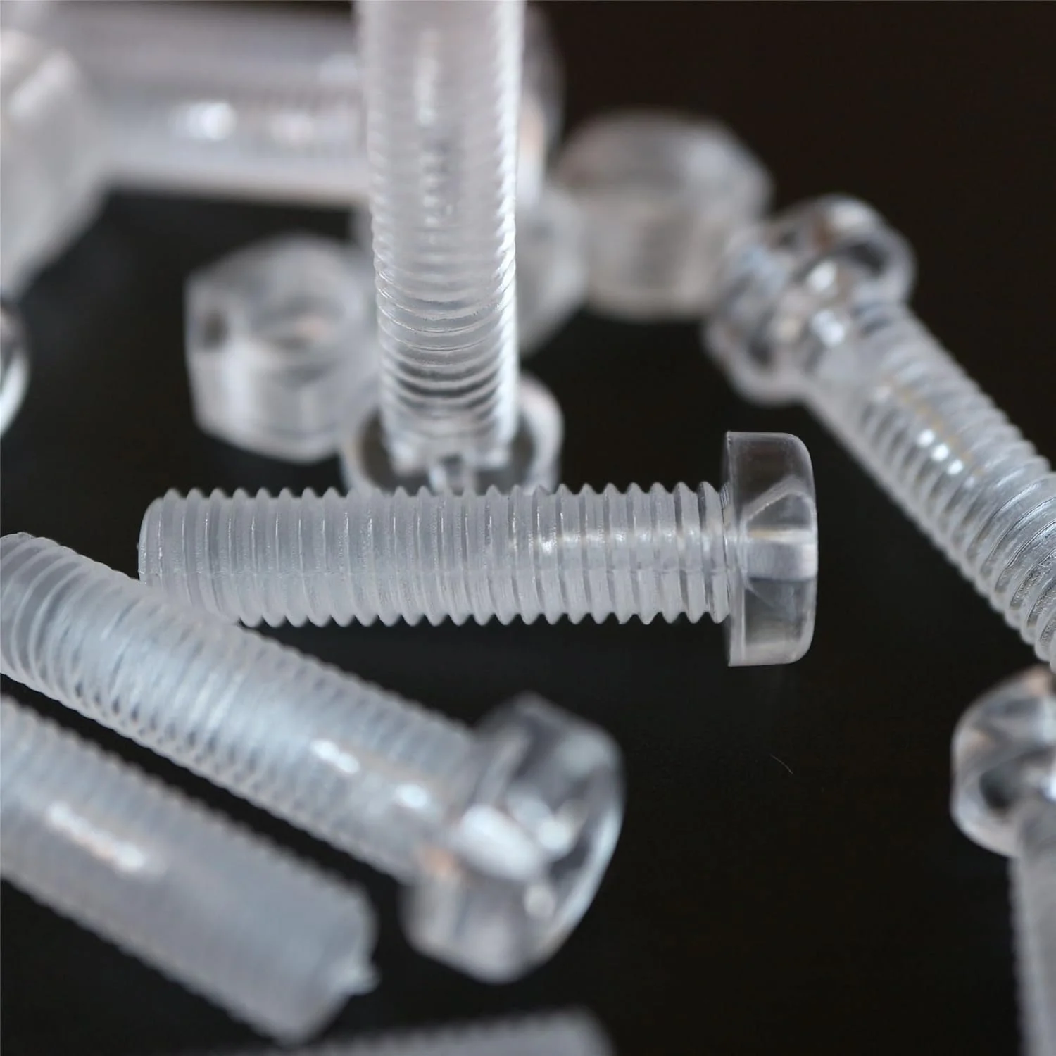 Caterpillar بسته 60 عددی قرمز مهره و پیچ و واشر پلاستیکی شفاف اکریلیک M5 x 20mm - پیچ های پلاستیکی اکریلیک، 13/64" x 25/32 Caterpillar بسته 60 عددی قرمز مهره و پیچ و واشر پلاستیکی شفاف اکریلیک M5 x 20mm - پیچ های پلاستیکی اکریلیک، 13/64" x 25/32