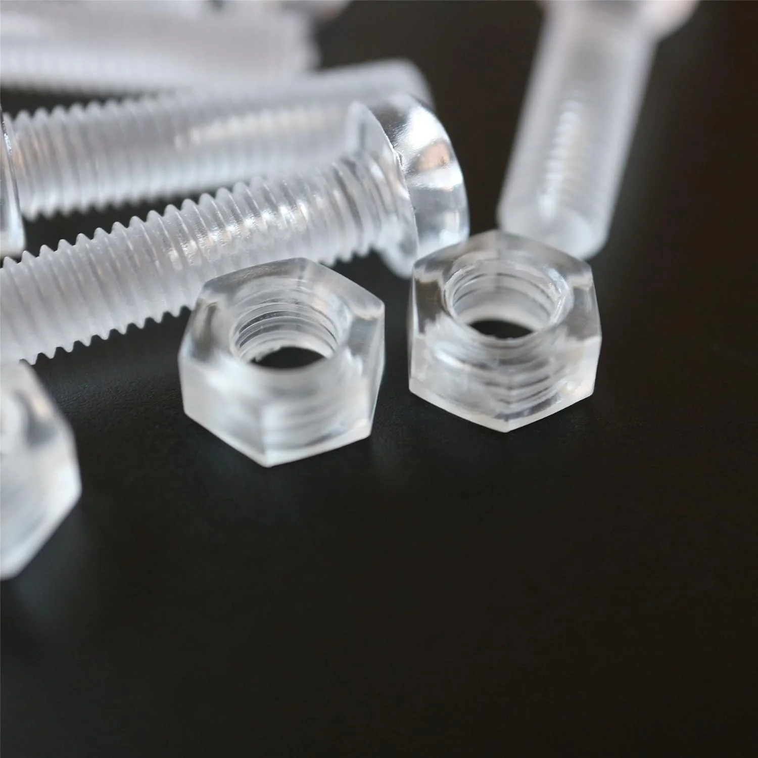 Caterpillar بسته 60 عددی قرمز مهره و پیچ و واشر پلاستیکی شفاف اکریلیک M5 x 20mm - پیچ های پلاستیکی اکریلیک، 13/64" x 25/32 Caterpillar بسته 60 عددی قرمز مهره و پیچ و واشر پلاستیکی شفاف اکریلیک M5 x 20mm - پیچ های پلاستیکی اکریلیک، 13/64" x 25/32