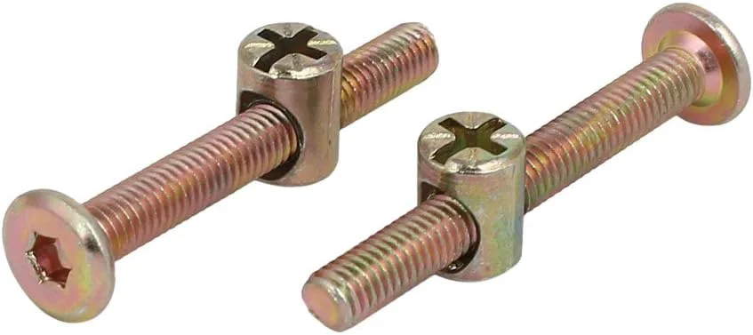 Aexit پیچ و مهره و مهره مبلمان سر گرد سوکت شش گوش M6x50mm، 12 ست Aexit پیچ و مهره و مهره مبلمان سر گرد سوکت شش گوش M6x50mm، 12 ست