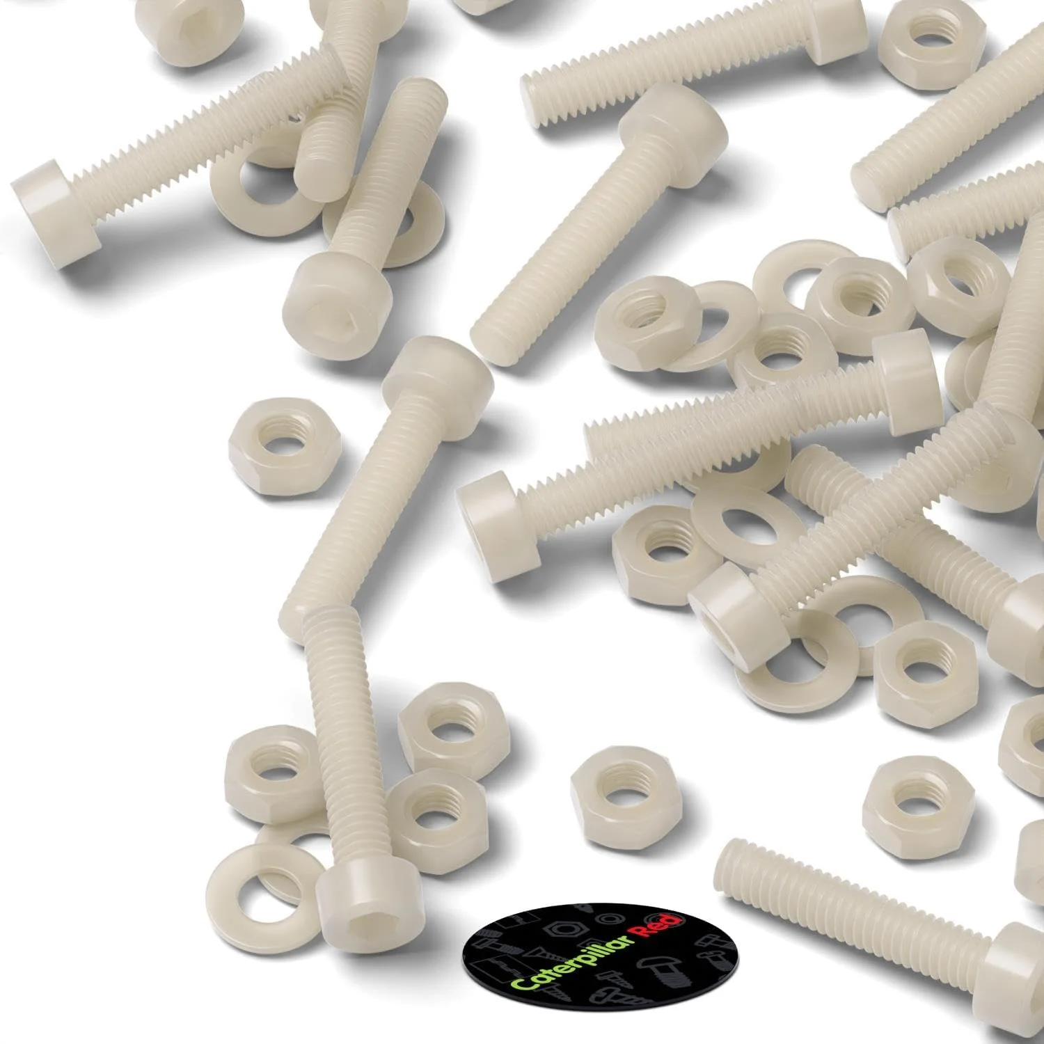 پیچ گوشتی سر استوانه ای نایلونی قرمز کاترپیلار 50 عددی، پیچ های ماشینی پلاستیکی، M3 x 20mm، پیچ و مهره و واشر پلاستیکی، بست ها، 1/8 x 25/32 پیچ گوشتی سر استوانه ای نایلونی قرمز کاترپیلار 50 عددی، پیچ های ماشینی پلاستیکی، M3 x 20mm، پیچ و مهره و واشر پلاستیکی، بست ها، 1/8 x 25/32