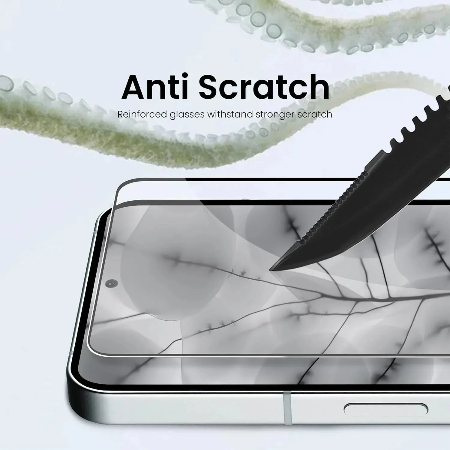 محافظ صفحه نمایش Muzz Nothing Phone 2، چسب کامل، بدون حباب، ضد خش، ضد اثر انگشت، سختی 9H، لبه منحنی سه بعدی شیشه ای حرارت دیده برای Nothing Phone 2 (شیشه مشکی 5D)