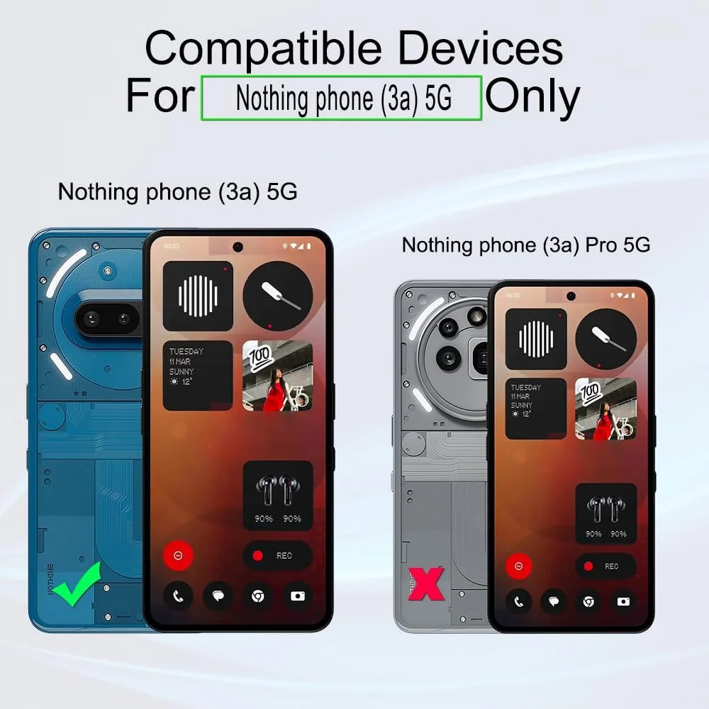 محافظ صفحه نمایش شیشه ای آی بی ویند برای ناتینگ فون (3a) 5G سایز 6.77 اینچ، بسته 2 عددی، سختی 9H، به همراه 1 عدد محافظ لنز دوربین، نصب آسان، شفافیت HD، فوق العاده مقاوم، سازگار با قاب محافظ صفحه نمایش شیشه ای آی بی ویند برای ناتینگ فون (3a) 5G سایز 6.77 اینچ، بسته 2 عددی، سختی 9H، به همراه 1 عدد محافظ لنز دوربین، نصب آسان، شفافیت HD، فوق العاده مقاوم، سازگار با قاب