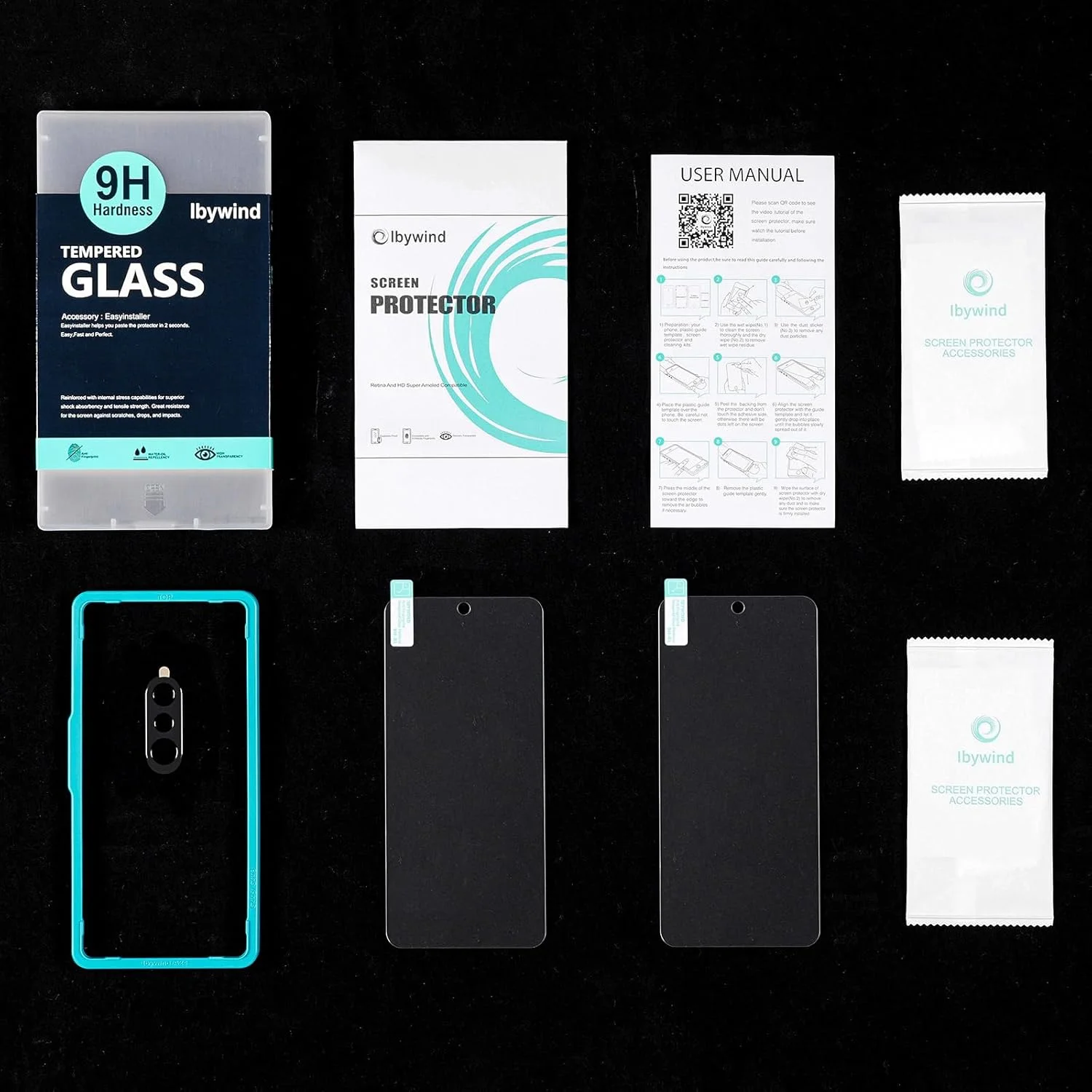 محافظ صفحه نمایش شیشه ای آی بی ویند برای ناتینگ فون (3a) 5G سایز 6.77 اینچ، بسته 2 عددی، سختی 9H، به همراه 1 عدد محافظ لنز دوربین، نصب آسان، شفافیت HD، فوق العاده مقاوم، سازگار با قاب محافظ صفحه نمایش شیشه ای آی بی ویند برای ناتینگ فون (3a) 5G سایز 6.77 اینچ، بسته 2 عددی، سختی 9H، به همراه 1 عدد محافظ لنز دوربین، نصب آسان، شفافیت HD، فوق العاده مقاوم، سازگار با قاب