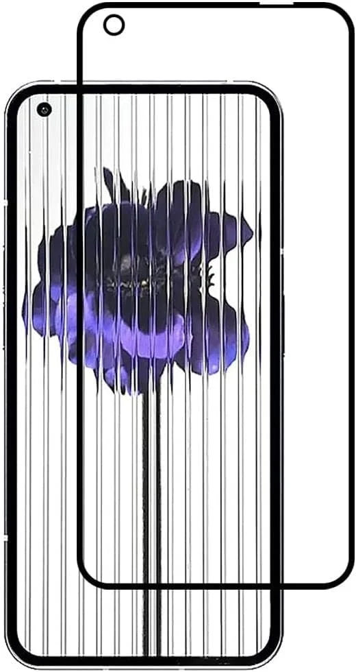 محافظ صفحه نمایش شیشه ای فول چسب EXELLE مناسب برای گوشی ناتینگ فون 1، ضد اثر انگشت، مقاوم در برابر شکستگی، مشکی محافظ صفحه نمایش شیشه ای فول چسب EXELLE مناسب برای گوشی ناتینگ فون 1، ضد اثر انگشت، مقاوم در برابر شکستگی، مشکی