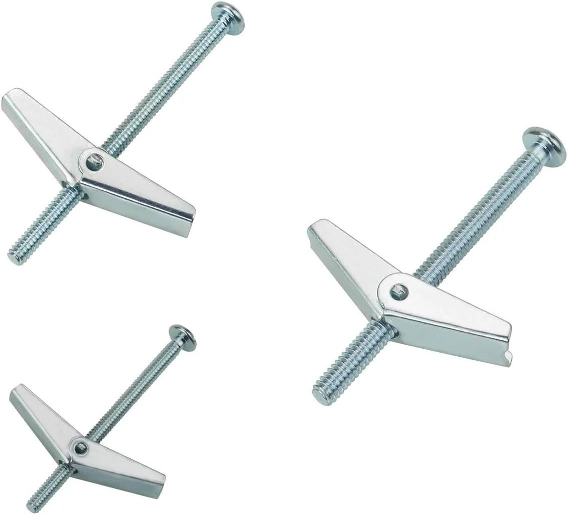 پیچ و مهره پروانه ای Sutemribor در سایزهای 1/8 اینچ، 3/16 اینچ و 1/4 اینچ، مناسب برای آویزان کردن اجسام سنگین از دیوار خشک، 48 عدد پیچ و مهره پروانه ای Sutemribor در سایزهای 1/8 اینچ، 3/16 اینچ و 1/4 اینچ، مناسب برای آویزان کردن اجسام سنگین از دیوار خشک، 48 عدد