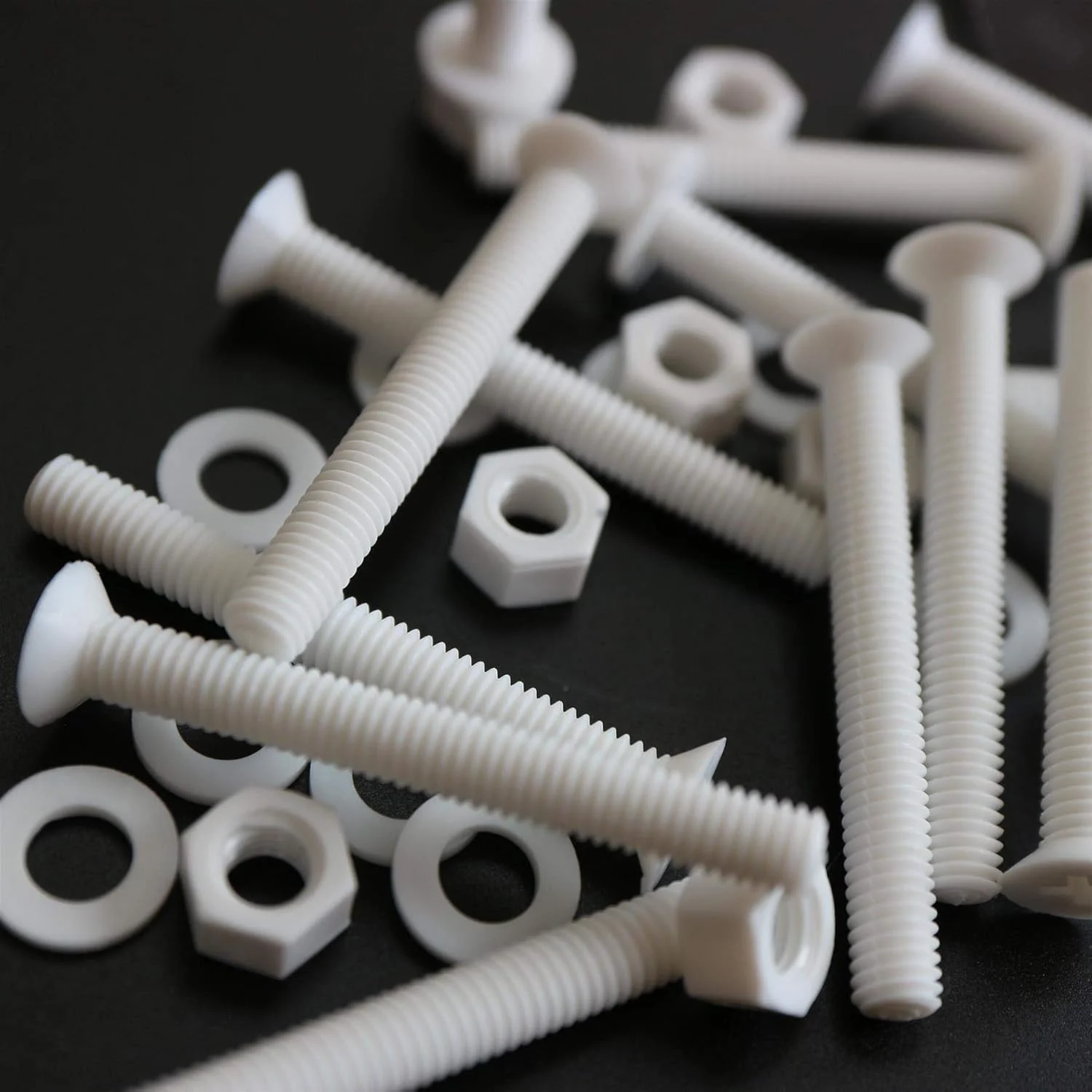 پیچ های خزینه ای پلاستیکی پلی پروپیلن (PP) کاترپیلار قرمز 20 عددی با مهره، واشر، M5 x 40mm، اکریلیک، مقاوم در برابر آب، ضد خوردگی، مقاوم در برابر مواد شیمیایی، 13/64" x 1-37/64 پیچ های خزینه ای پلاستیکی پلی پروپیلن (PP) کاترپیلار قرمز 20 عددی با مهره، واشر، M5 x 40mm، اکریلیک، مقاوم در برابر آب، ضد خوردگی، مقاوم در برابر مواد شیمیایی، 13/64" x 1-37/64