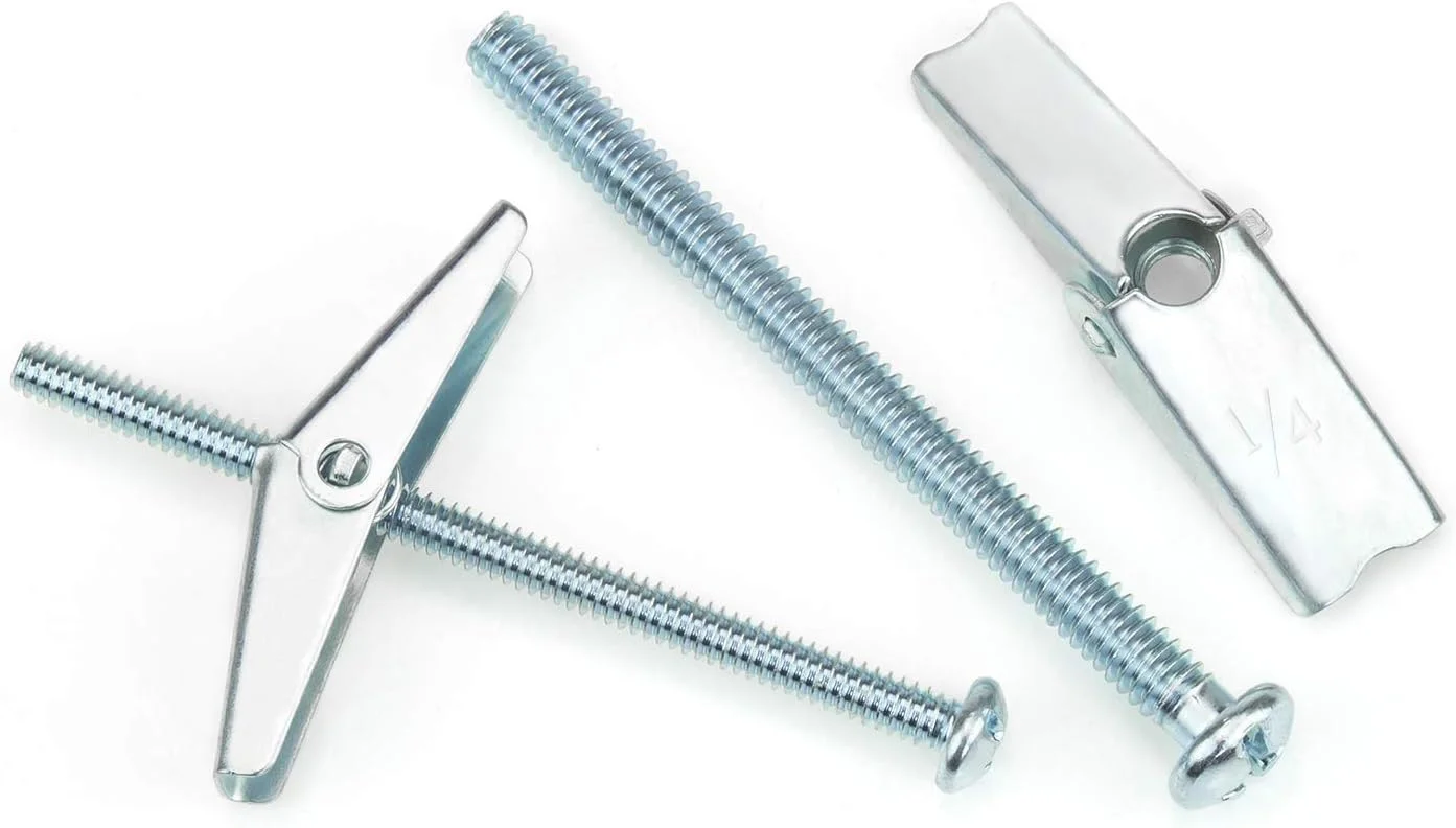 پیچ و مهره پروانه ای Sutemribor در سایزهای 1/8 اینچ، 3/16 اینچ و 1/4 اینچ، مناسب برای آویزان کردن اجسام سنگین از دیوار خشک، 48 عدد پیچ و مهره پروانه ای Sutemribor در سایزهای 1/8 اینچ، 3/16 اینچ و 1/4 اینچ، مناسب برای آویزان کردن اجسام سنگین از دیوار خشک، 48 عدد