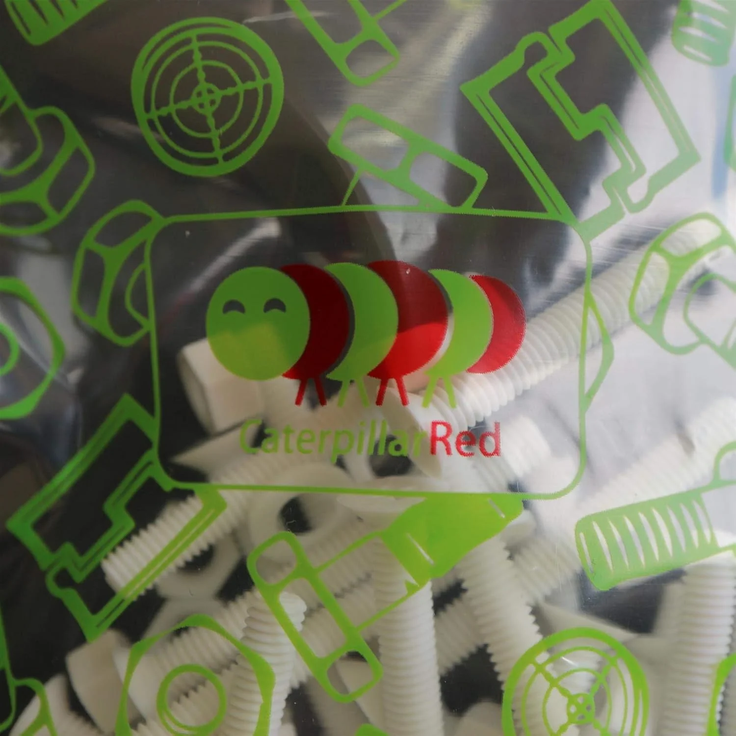 پیچ های خزینه ای پلاستیکی پلی پروپیلن (PP) کاترپیلار قرمز 20 عددی با مهره، واشر، M5 x 40mm، اکریلیک، مقاوم در برابر آب، ضد خوردگی، مقاوم در برابر مواد شیمیایی، 13/64" x 1-37/64 پیچ های خزینه ای پلاستیکی پلی پروپیلن (PP) کاترپیلار قرمز 20 عددی با مهره، واشر، M5 x 40mm، اکریلیک، مقاوم در برابر آب، ضد خوردگی، مقاوم در برابر مواد شیمیایی، 13/64" x 1-37/64