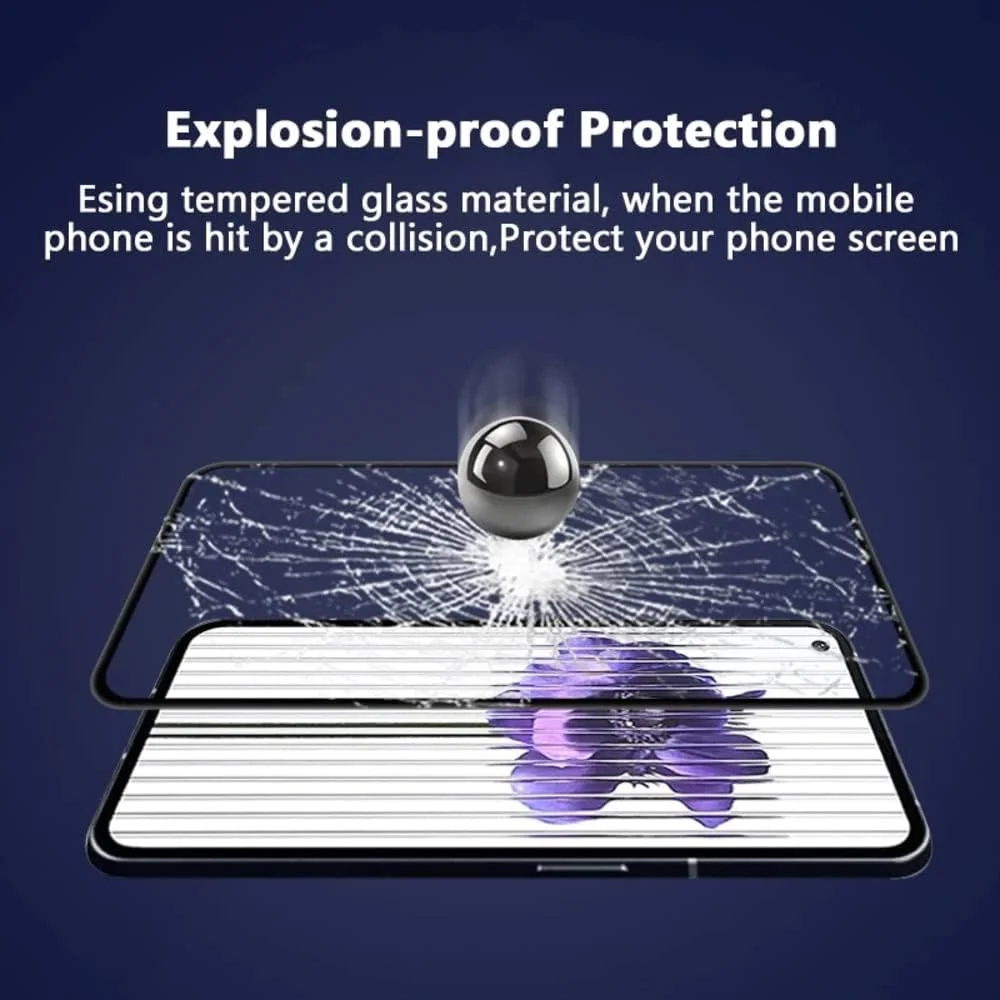 محافظ صفحه نمایش Zubitech برای Nothing Phone 1، محافظ صفحه شیشه ای حرارت دیده با سختی 9H، مقاوم در برابر اثر انگشت و خراش برای Nothing Phone 1