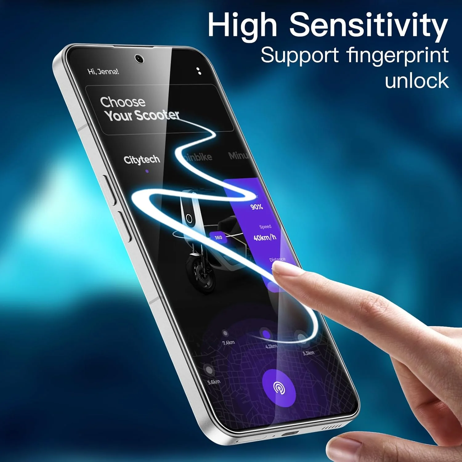 محافظ صفحه نمایش JETech برای Nothing Phone 2 با ابعاد 6.7 اینچ، فیلم شیشه ای حرارت دیده 9H، ضد خش، شفاف HD، بسته 3 عددی محافظ صفحه نمایش JETech برای Nothing Phone 2 با ابعاد 6.7 اینچ، فیلم شیشه ای حرارت دیده 9H، ضد خش، شفاف HD، بسته 3 عددی