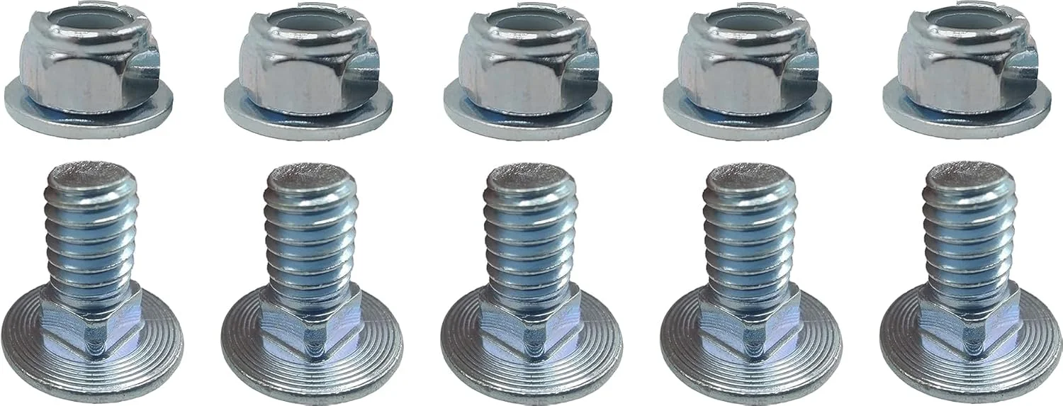 (5/16-18) 5/8" بسته 5 عددی پیچ و مهره های چهارگوش 784-5581A 784-5581 برای تیغه برش و میله خراش 790-00120-0637,784-5581A-0637,712-3010, 736-0242, 710-0260 (5/16-18) 5/8" بسته 5 عددی پیچ و مهره های چهارگوش 784-5581A 784-5581 برای تیغه برش و میله خراش 790-00120-0637,784-5581A-0637,712-3010, 736-0242, 710-0260