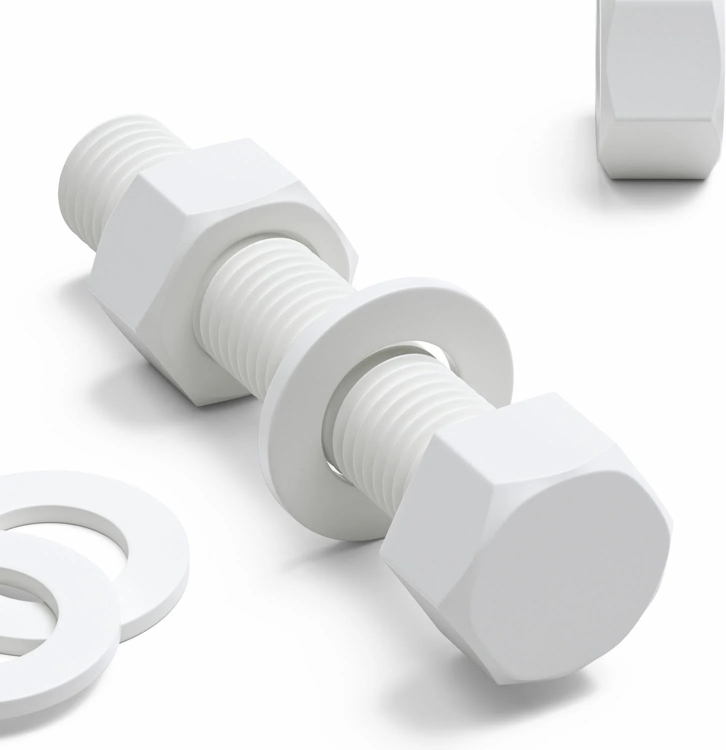 پیچ و مهره سر شش گوش قرمز کاترپیلار، پلاستیک پلی پروپیلن (PP)، واشر، M20 x 100mm، بست، مقاوم در برابر آب، ضد خوردگی، مقاوم در برابر مواد شیمیایی، 25/32" x 3 15/16" پیچ و مهره سر شش گوش قرمز کاترپیلار، پلاستیک پلی پروپیلن (PP)، واشر، M20 x 100mm، بست، مقاوم در برابر آب، ضد خوردگی، مقاوم در برابر مواد شیمیایی، 25/32" x 3 15/16"