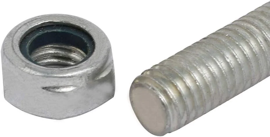 Aexit M8 (تجهیزات سخت افزاری تجهیزات عمرانی) رزوه 100 میلی متر طول پیچ ​​سر گرد فیلیپس 2 عدد با مهره قفلی شش گوش (94ry478qf726)