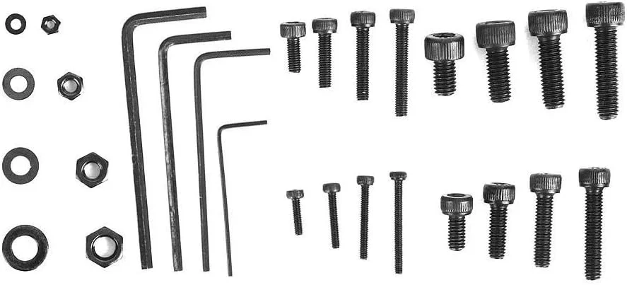 پیچ و مهره استوانه ای سر شش گوش فولاد کربنی WWART، 664 عددی، مناسب تجهیزات ماشین آلات پیچ و مهره استوانه ای سر شش گوش فولاد کربنی WWART، 664 عددی، مناسب تجهیزات ماشین آلات