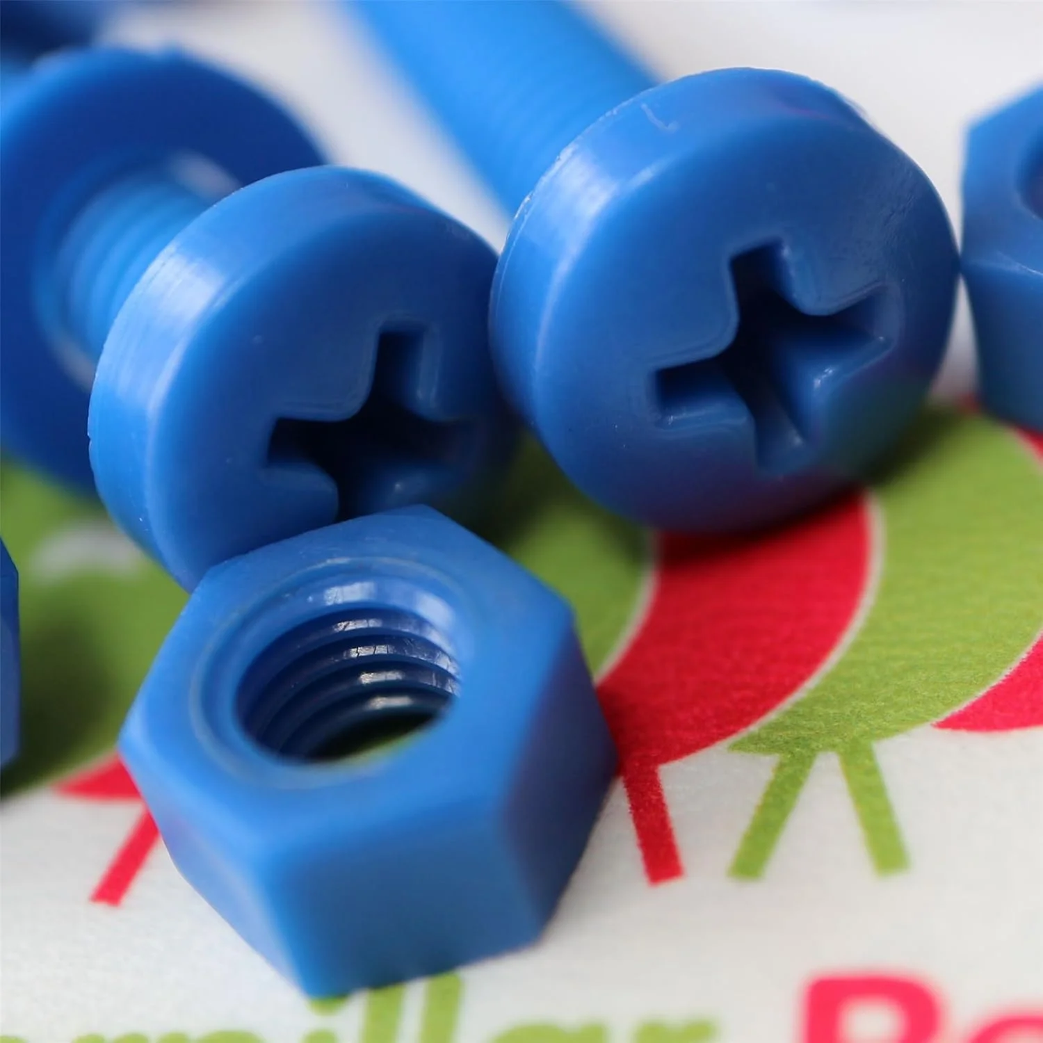 پیچ های سر گرد فیلیپس کاترپیلار قرمز 20 عددی با مهره و واشر پلاستیکی پلی پروپیلن (PP) آبی، M6 x 20mm، اکریلیک، مقاوم در برابر آب، ضد خوردگی، مقاوم در برابر مواد شیمیایی، 15/64 اینچ x 25/32 اینچ پیچ های سر گرد فیلیپس کاترپیلار قرمز 20 عددی با مهره و واشر پلاستیکی پلی پروپیلن (PP) آبی، M6 x 20mm، اکریلیک، مقاوم در برابر آب، ضد خوردگی، مقاوم در برابر مواد شیمیایی، 15/64 اینچ x 25/32 اینچ