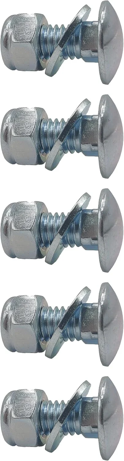 (5/16-18) 5/8" بسته 5 عددی پیچ و مهره های چهارگوش 784-5581A 784-5581 برای تیغه برش و میله خراش 790-00120-0637,784-5581A-0637,712-3010, 736-0242, 710-0260 (5/16-18) 5/8" بسته 5 عددی پیچ و مهره های چهارگوش 784-5581A 784-5581 برای تیغه برش و میله خراش 790-00120-0637,784-5581A-0637,712-3010, 736-0242, 710-0260