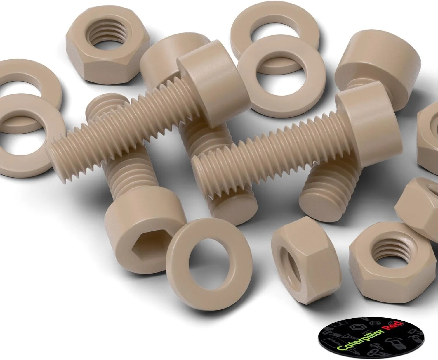 پیچ و مهره سر استوانه ای آلن خور کاترپیلار قرمز 5 عددی PEEK M6 x 20mm - پیچ و مهره پلاستیکی Peek، ضد خوردگی، مقاوم در برابر مواد شیمیایی، مقاوم در برابر درجه حرارت بالا، غیر منبسط شونده، 15/64 x 25/32 پیچ و مهره سر استوانه ای آلن خور کاترپیلار قرمز 5 عددی PEEK M6 x 20mm - پیچ و مهره پلاستیکی Peek، ضد خوردگی، مقاوم در برابر مواد شیمیایی، مقاوم در برابر درجه حرارت بالا، غیر منبسط شونده، 15/64 x 25/32