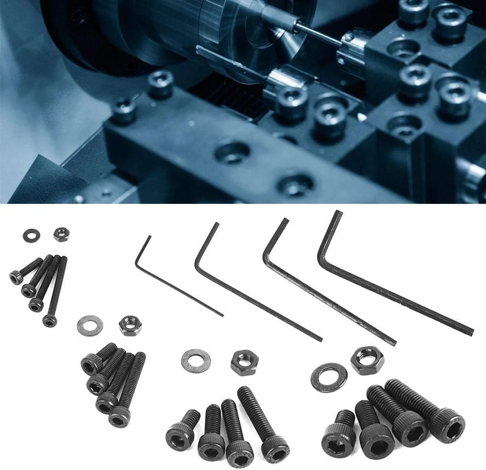 پیچ و مهره استوانه ای سر شش گوش فولاد کربنی WWART، 664 عددی، مناسب تجهیزات ماشین آلات پیچ و مهره استوانه ای سر شش گوش فولاد کربنی WWART، 664 عددی، مناسب تجهیزات ماشین آلات