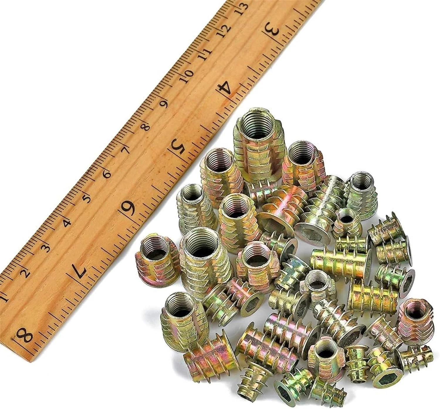 THE WHITE SHOP THE WHITE SHOP مجموعه 265 عددی مهره های رزوه ای متری در 12 سایز M4/M5/M6/M8/M10، کیت ابزار اتصالات مبلمان آلیاژ روی، پیچ و مهره، اتصال دهنده، مهره های درج پیچ سوکت شش گوش THE WHITE SHOP THE WHITE SHOP مجموعه 265 عددی مهره های رزوه ای متری در 12 سایز M4/M5/M6/M8/M10، کیت ابزار اتصالات مبلمان آلیاژ روی، پیچ و مهره، اتصال دهنده، مهره های درج پیچ سوکت شش گوش