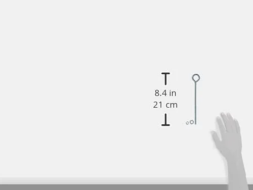 مجموعه 2 عددی پیچ چشمی Merriway BH02816 به همراه مهره و واشر M8 x 200mm نقره ای مجموعه 2 عددی پیچ چشمی Merriway BH02816 به همراه مهره و واشر M8 x 200mm نقره ای