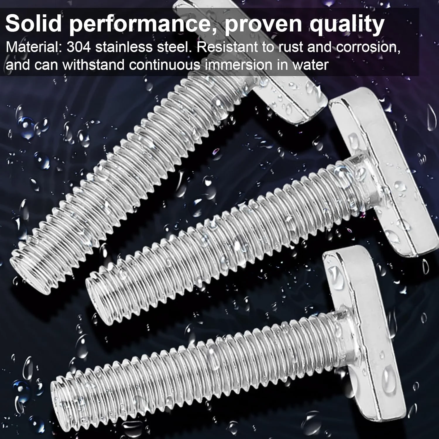 T Nuts and Bolts - Aluminum Track T Slot Nuts Screw Kit,Smooth Sliding Precise Screw for Automotive Roof Rack Track System Workbench Maintenance Installation